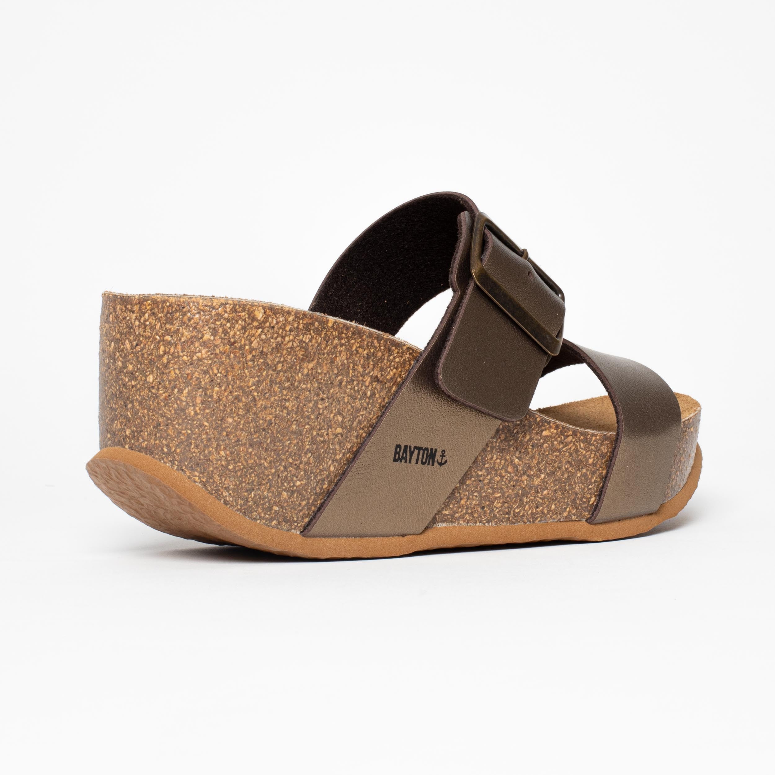 Sandalias Newcastle Cuña Y Semicuña Bronce