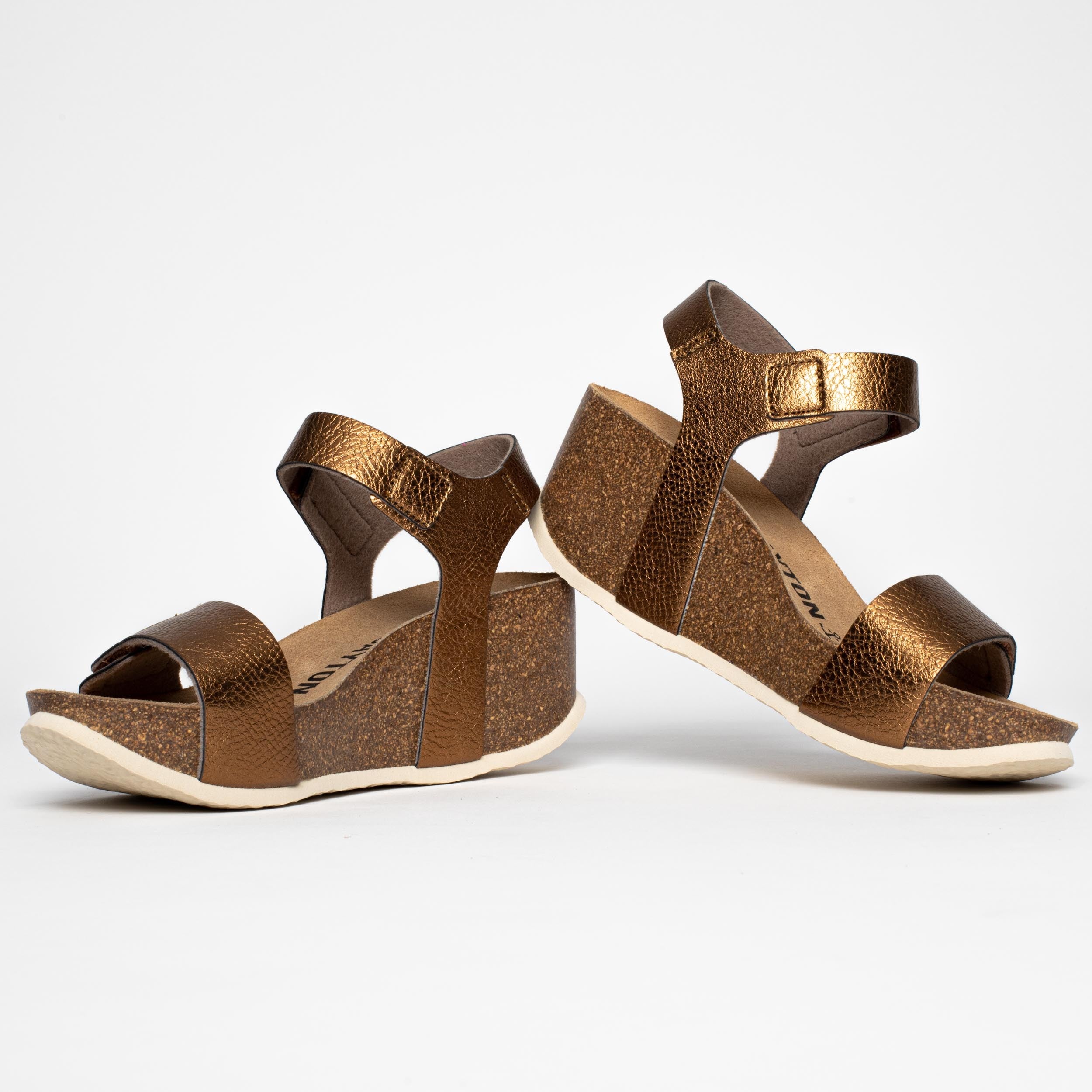 Bilbao Bronze Wedge and Semi-Wedge Sandals