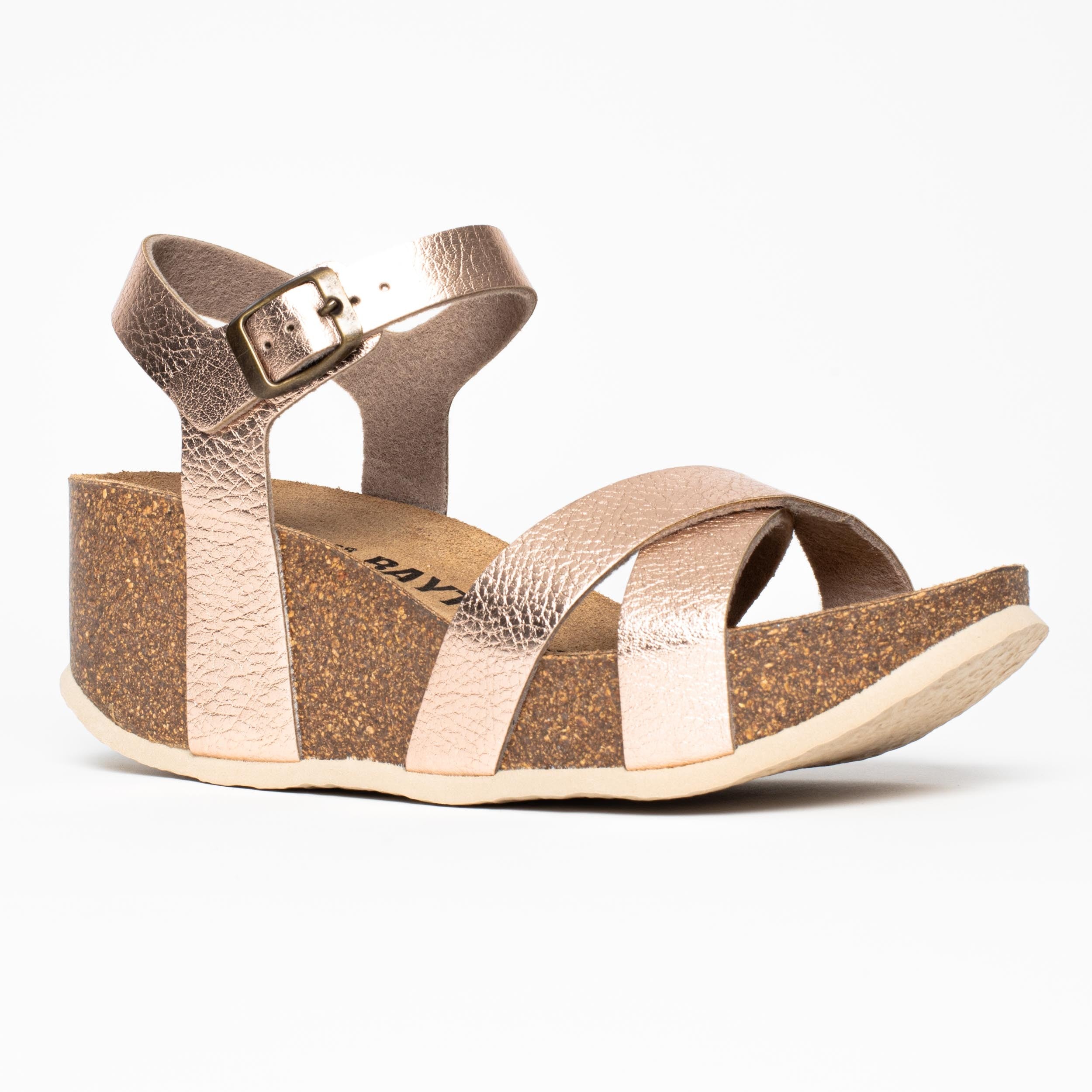 Venus Rose Gold Wedge and Semi-Wedge Sandals