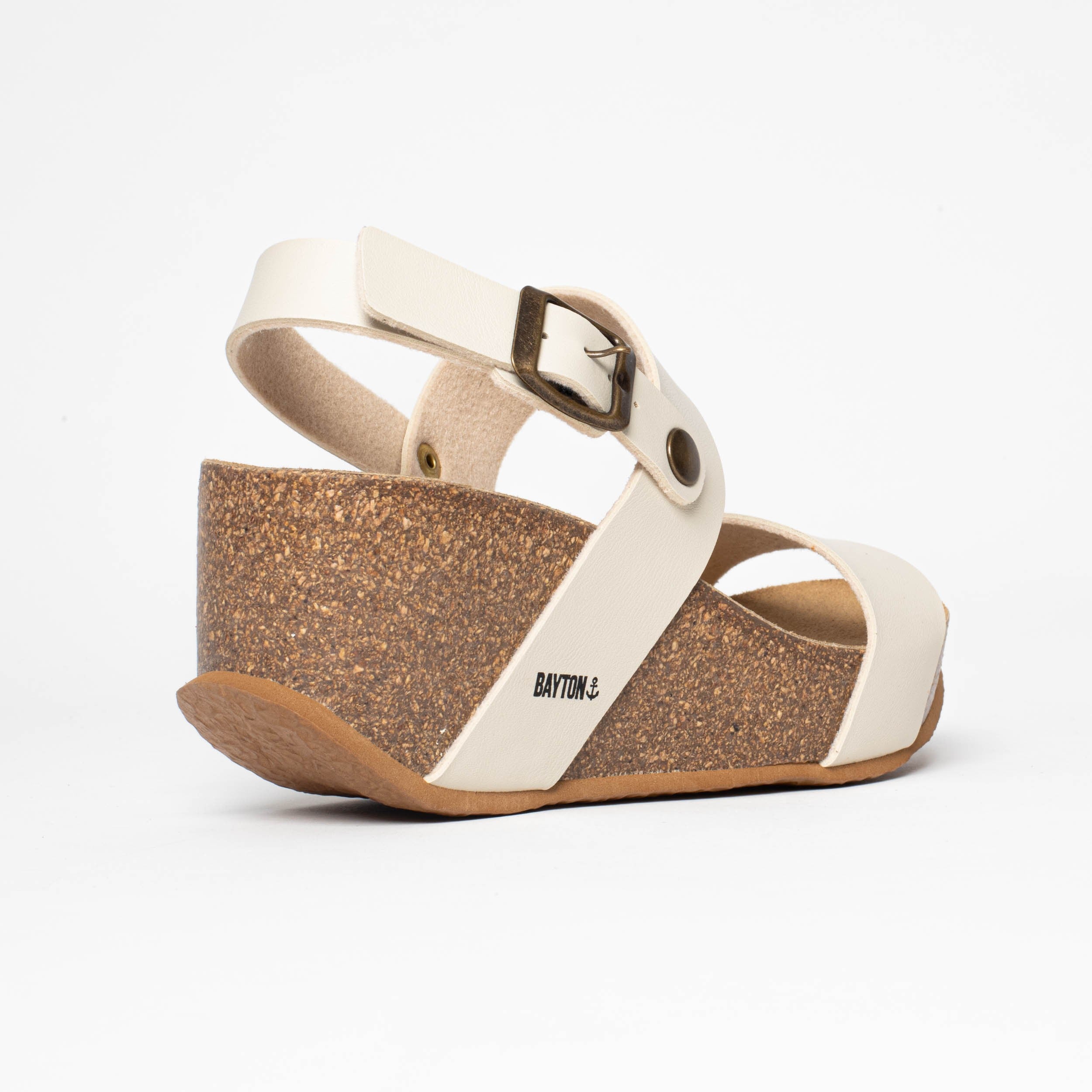 Sandales Capri Beige Compensées et Semi-compensées