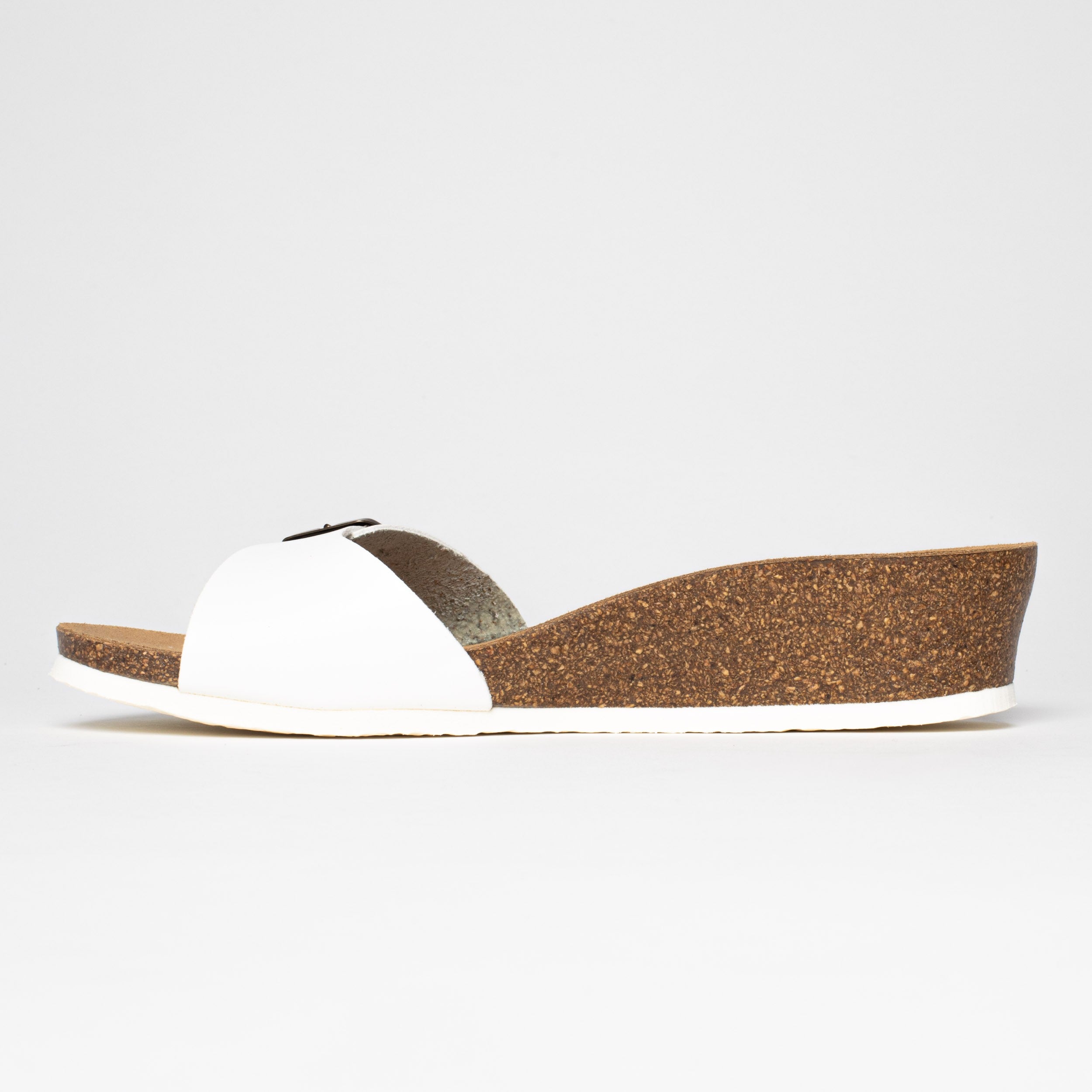 Sandalias Zorga Cuña Y Semicuña Blanco