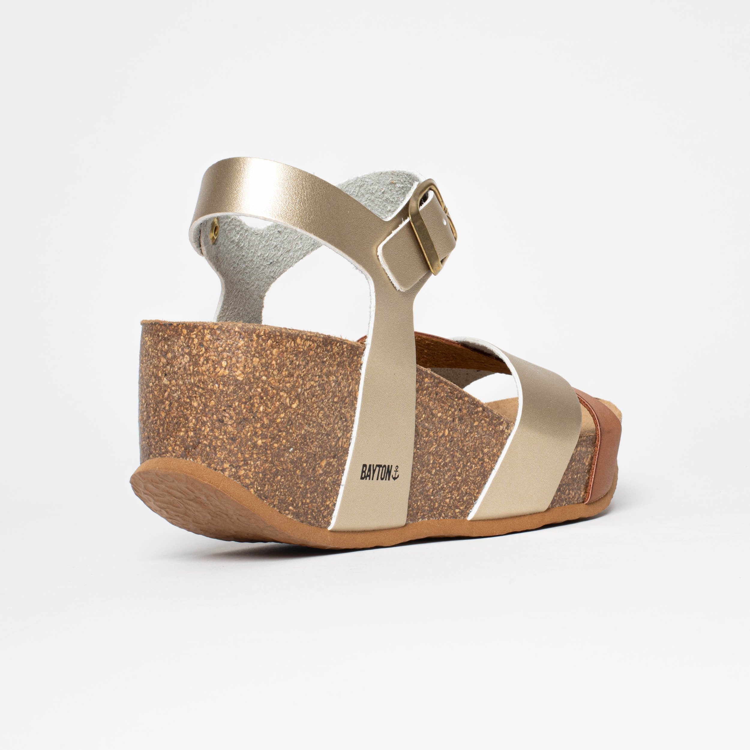 Minorca Camel Wedge and Semi-Wedge Sandals