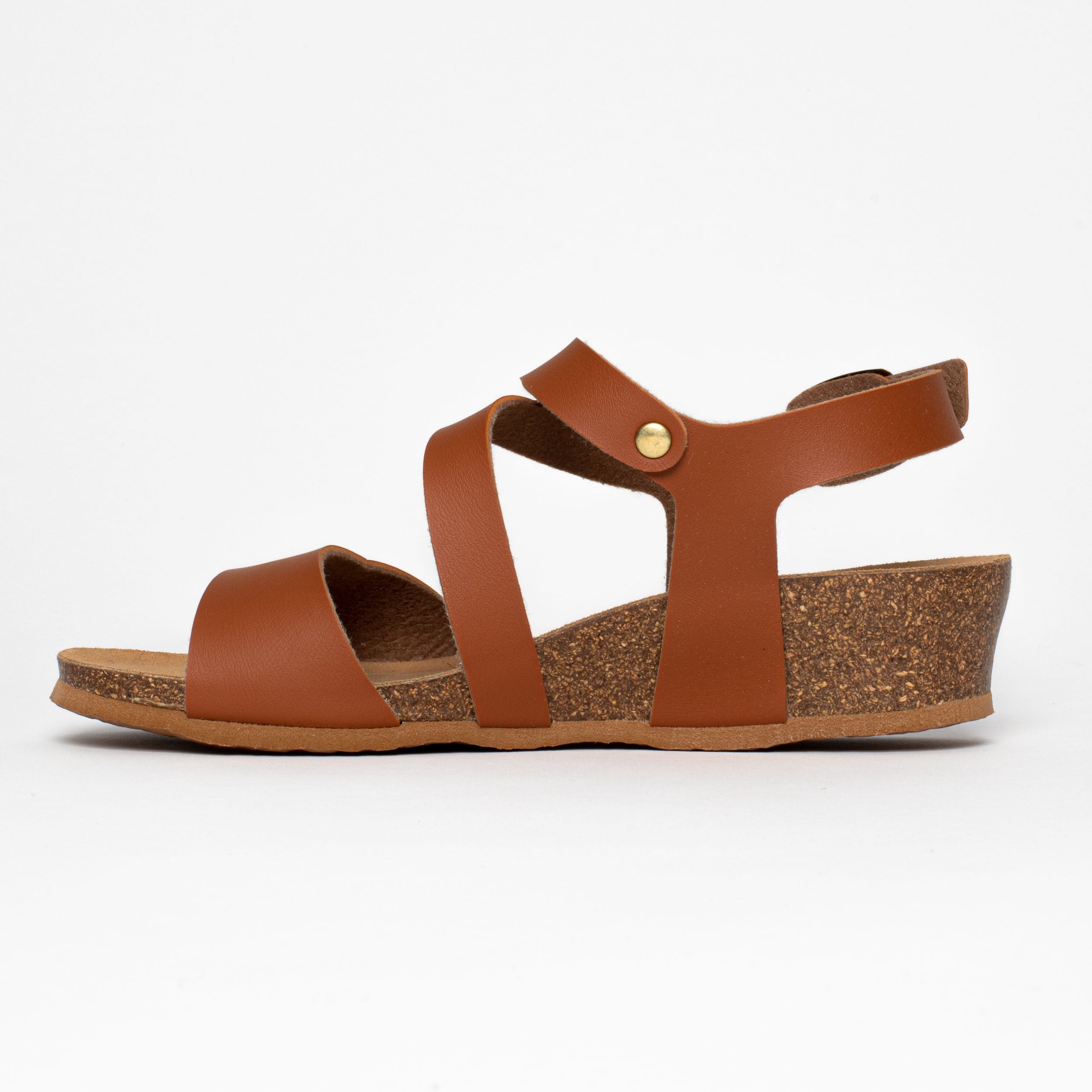 Reus Camel Wedge and Semi-Wedge Sandals