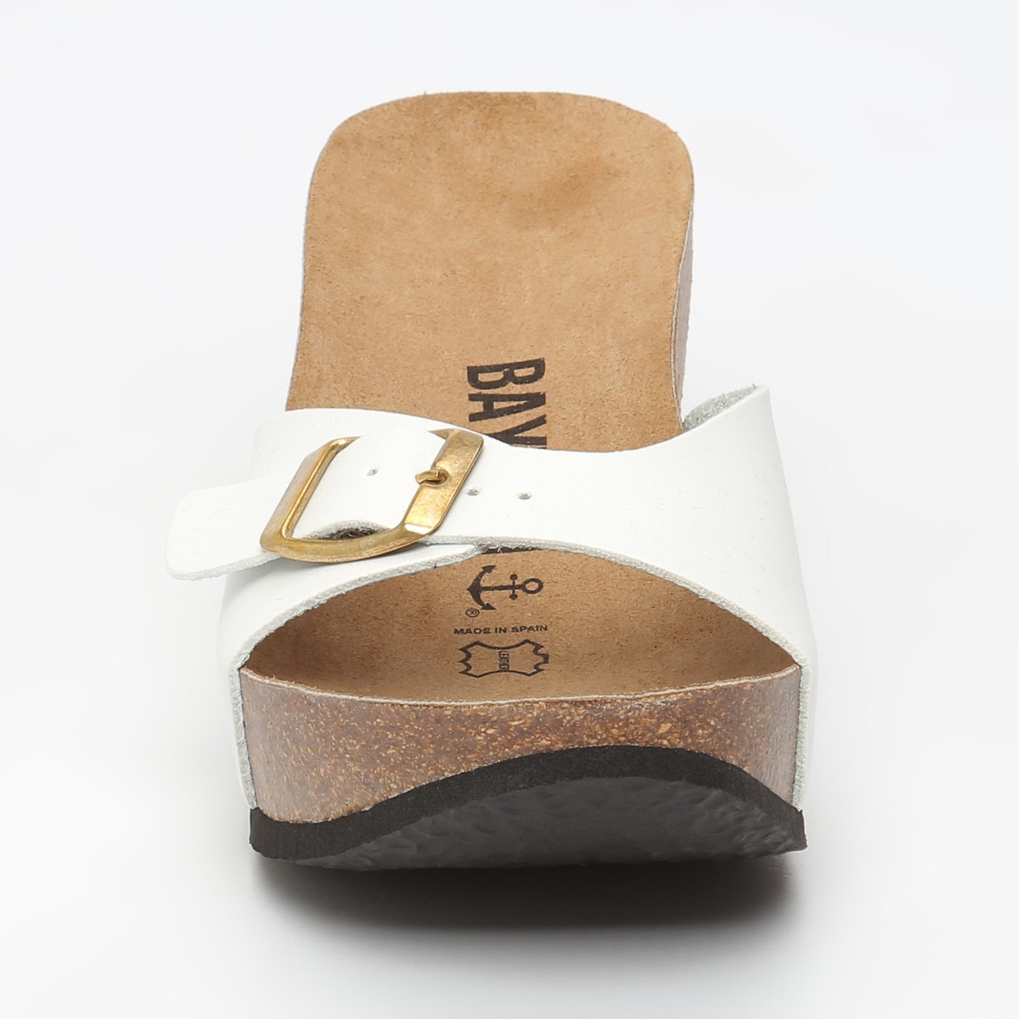 Luna White Wedge and Semi-Wedge Sandals