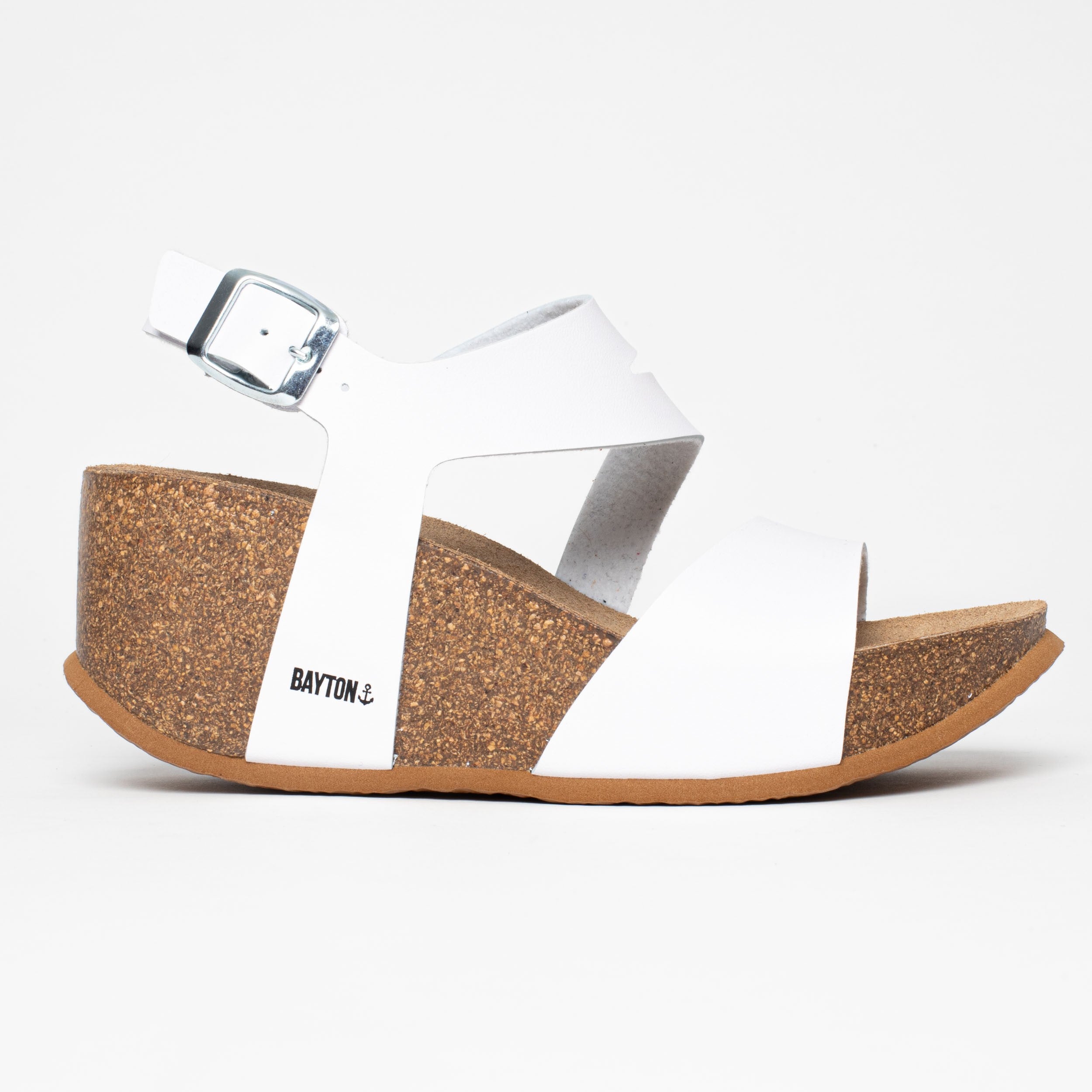 Ibiza White Wedge and Semi-Wedge Sandals