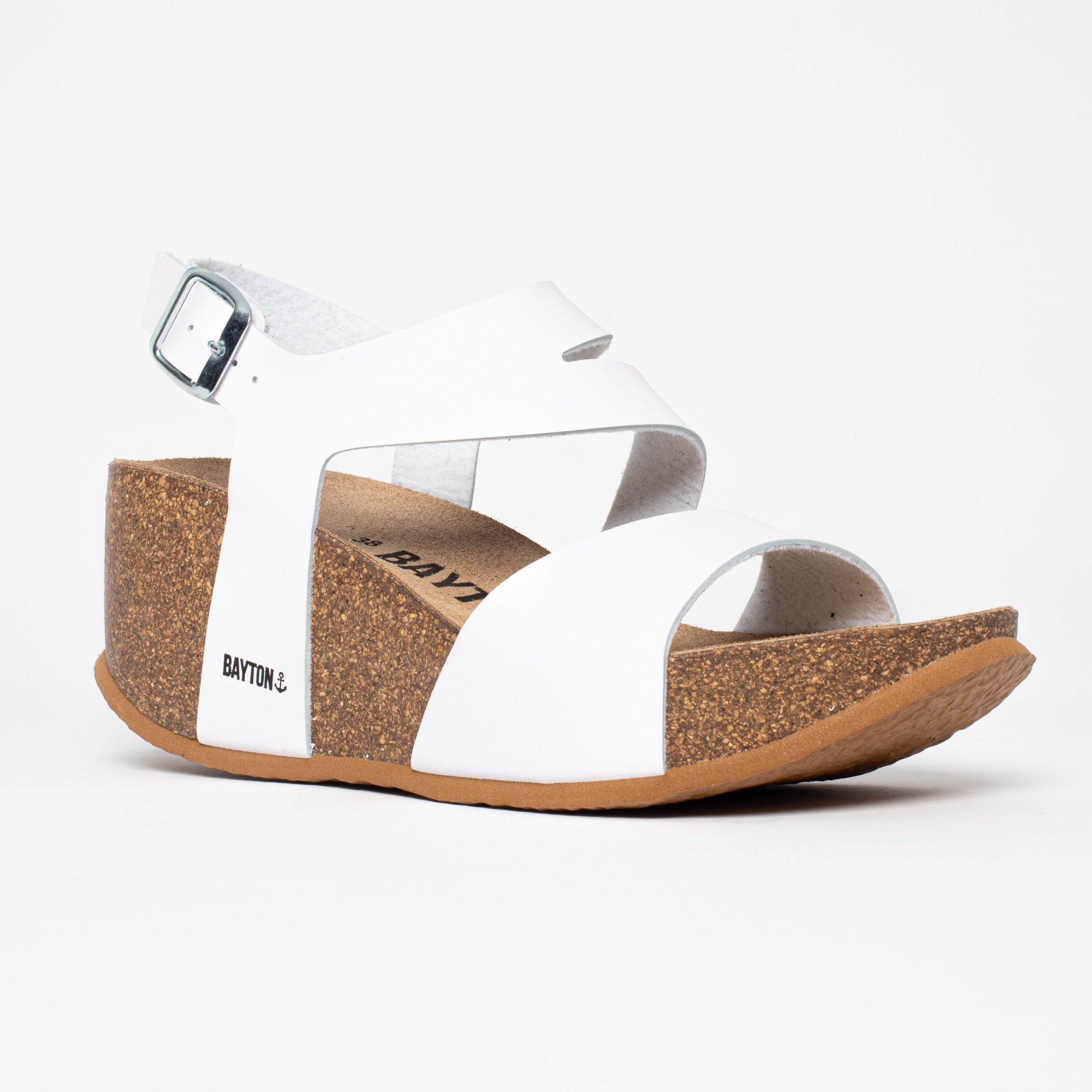 Ibiza White Wedge and Semi-Wedge Sandals