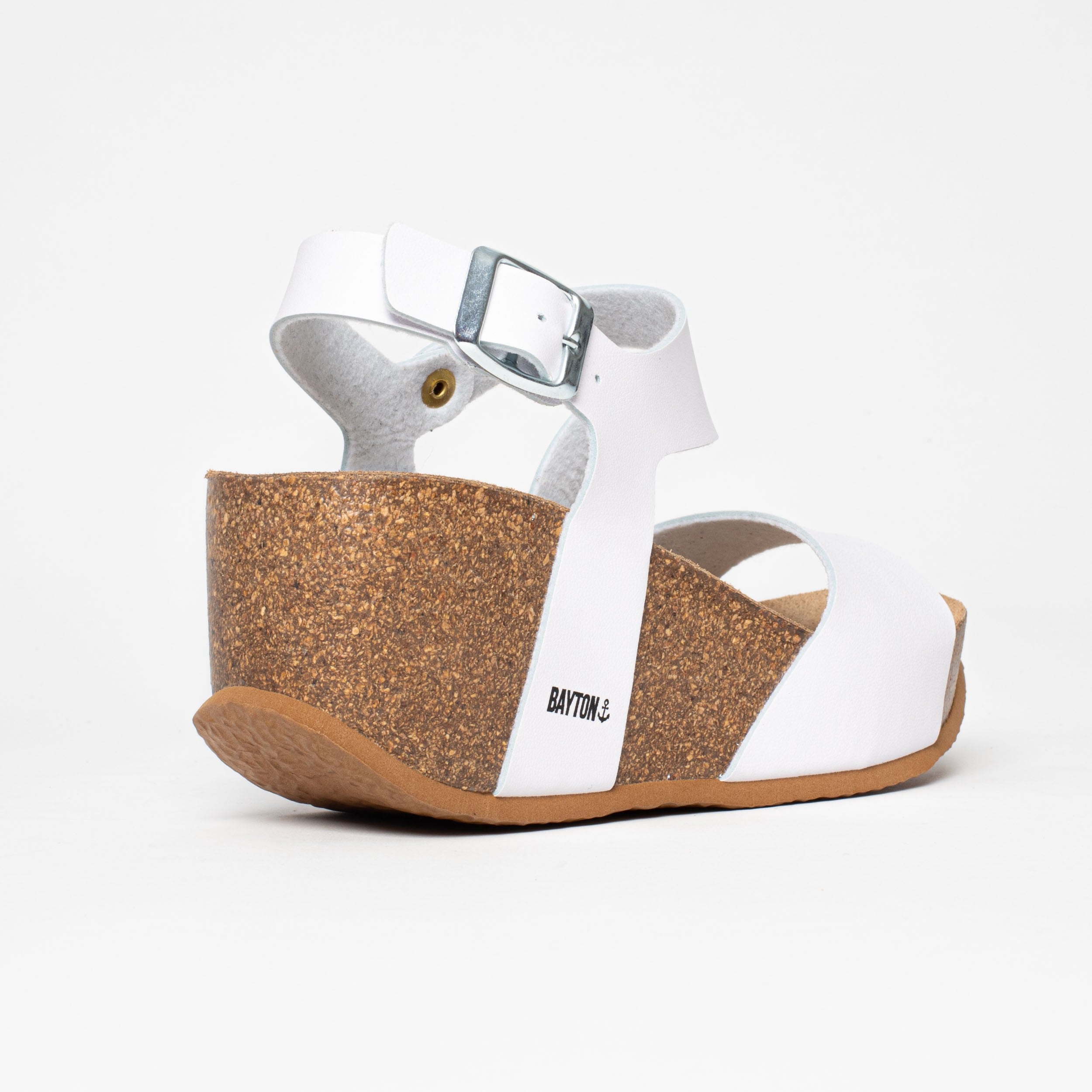 Ibiza White Wedge and Semi-Wedge Sandals