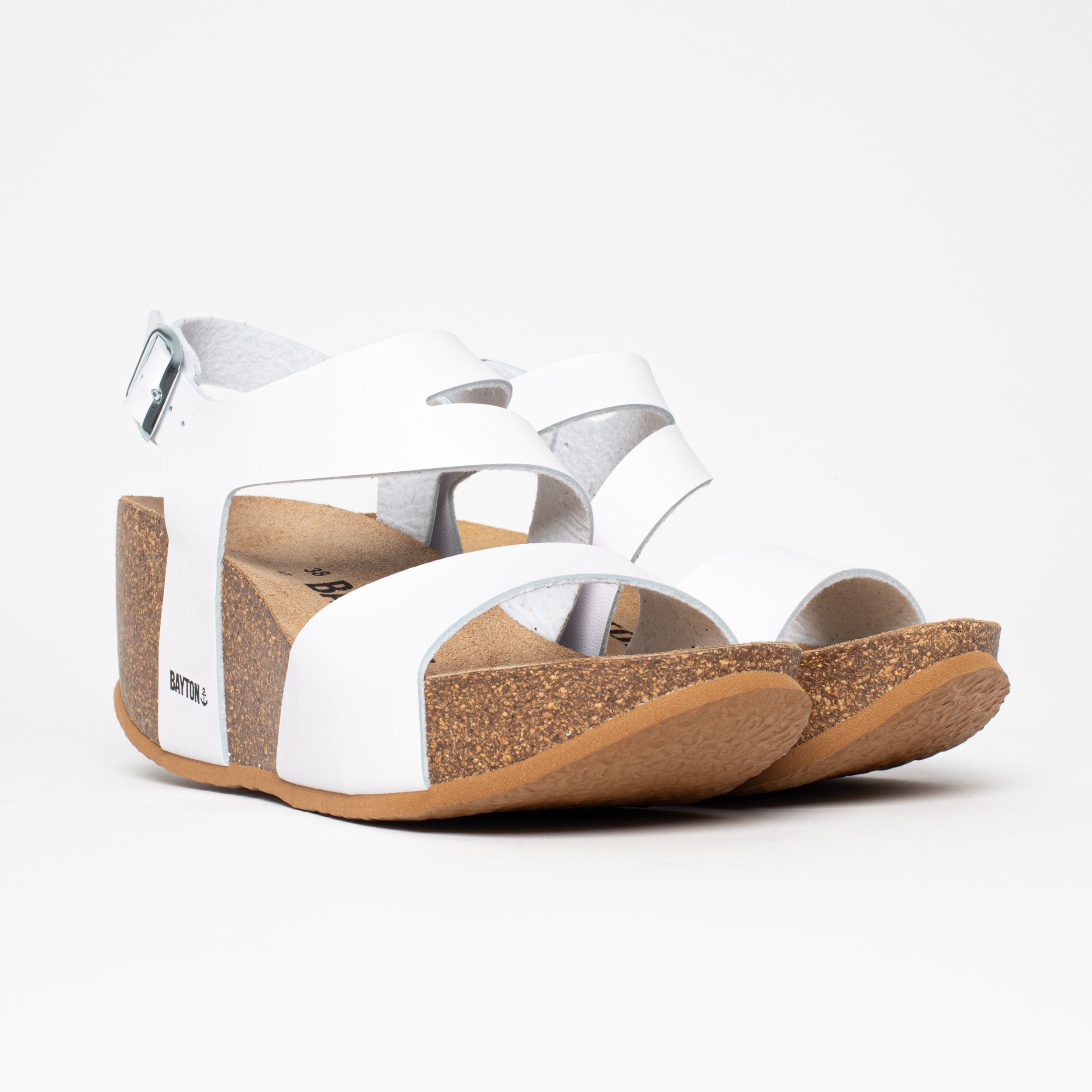 Ibiza White Wedge and Semi-Wedge Sandals