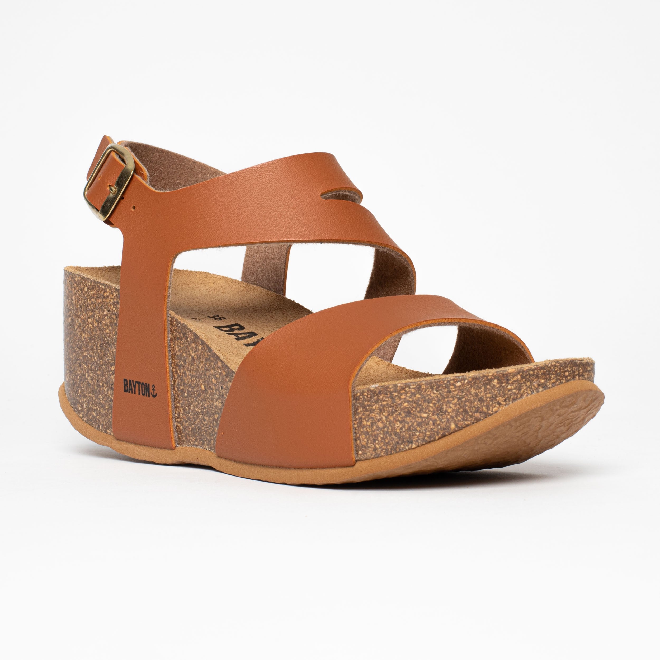 Ibiza Camel Wedge and Semi-Wedge Sandals