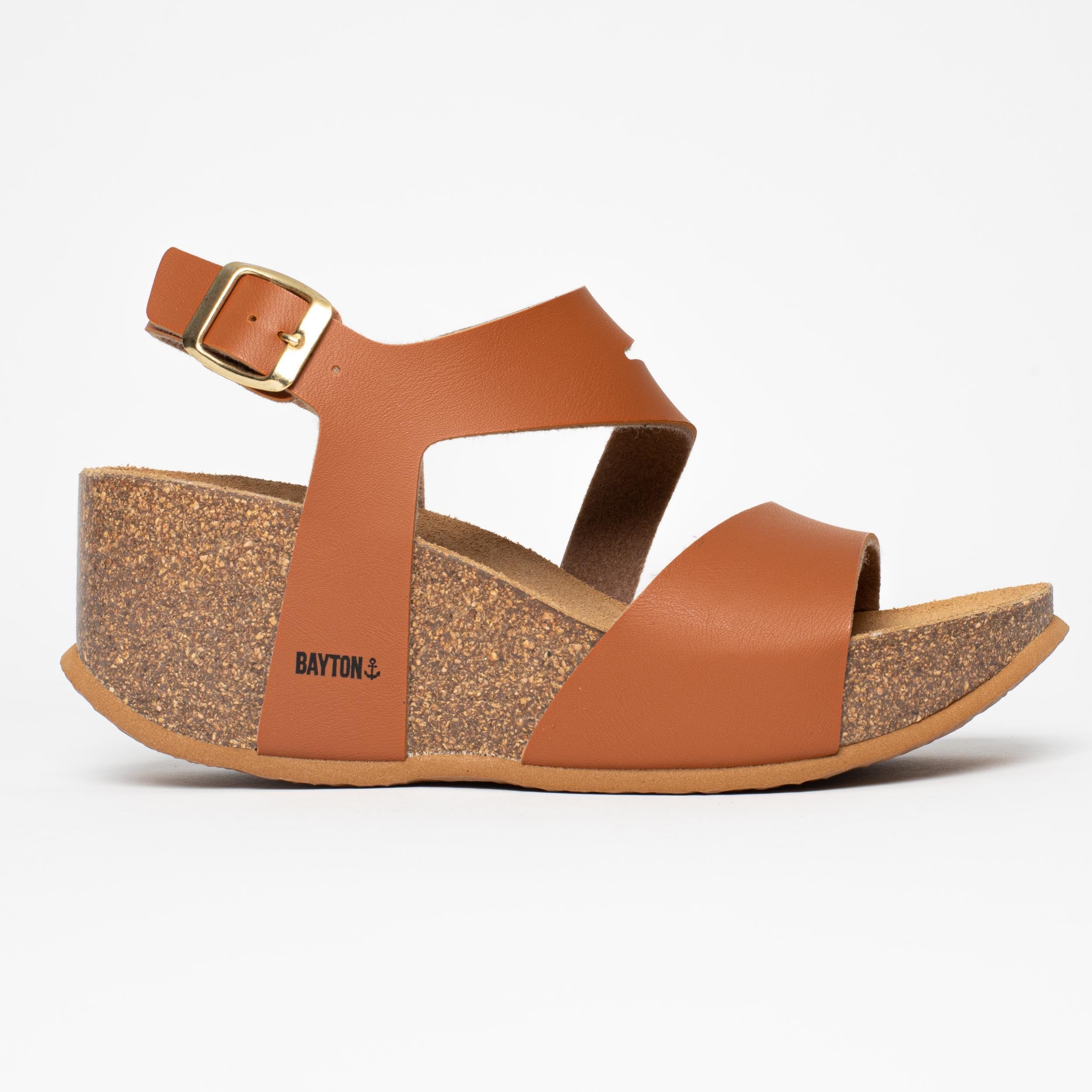 Ibiza Camel Wedge and Semi-Wedge Sandals