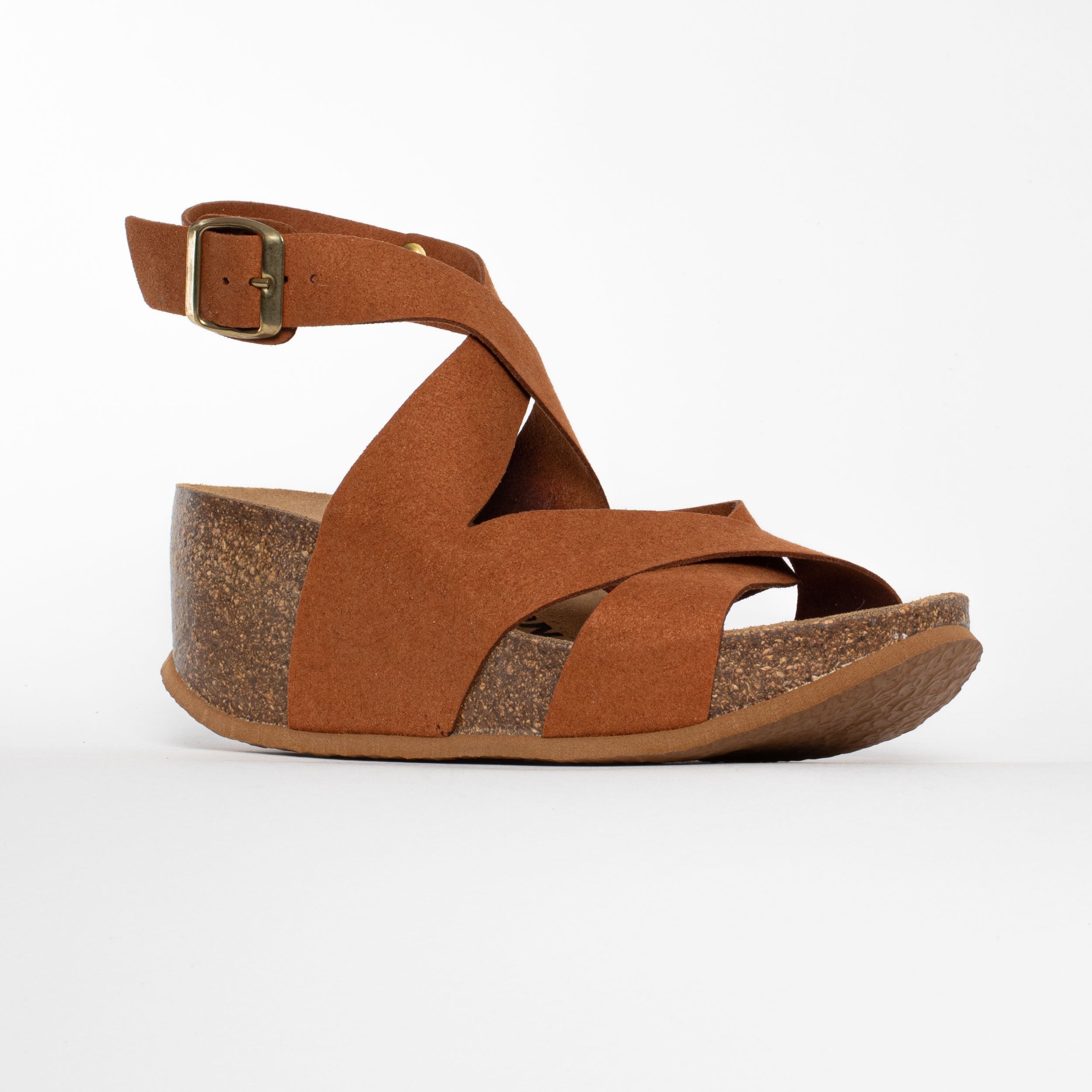 Murcia Tan Wedge and Semi-Wedge Sandals