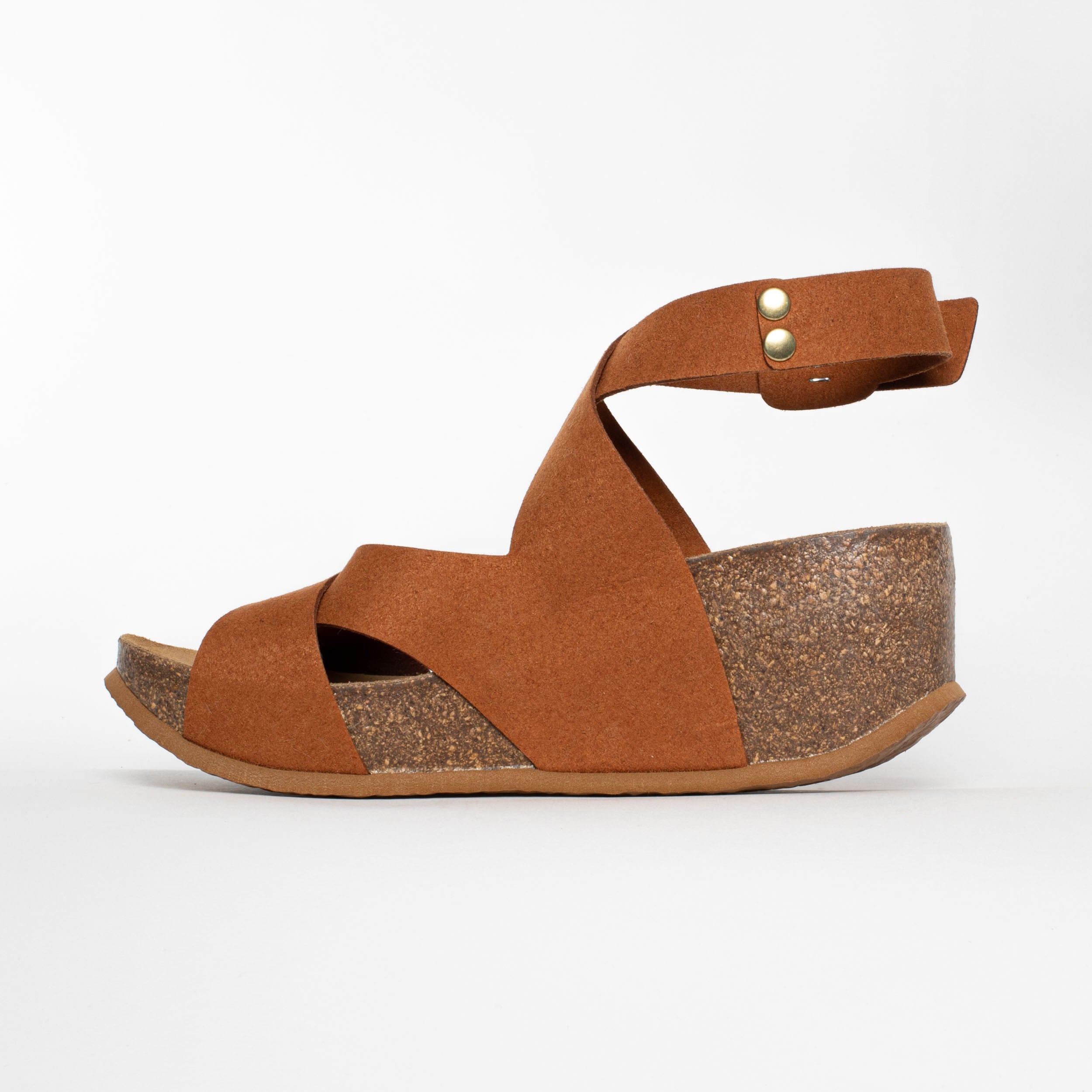 Murcia Tan Wedge and Semi-Wedge Sandals