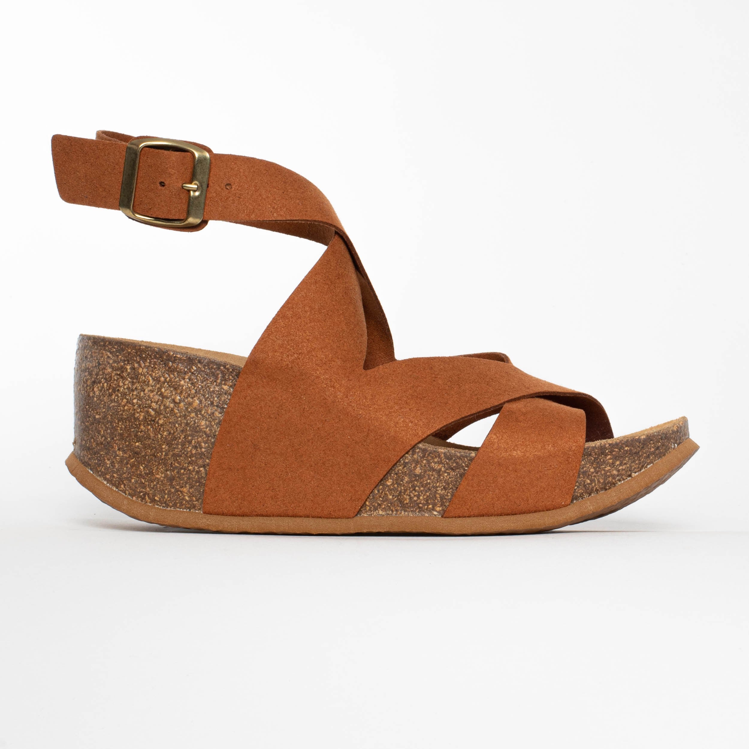 Murcia Tan Wedge and Semi-Wedge Sandals