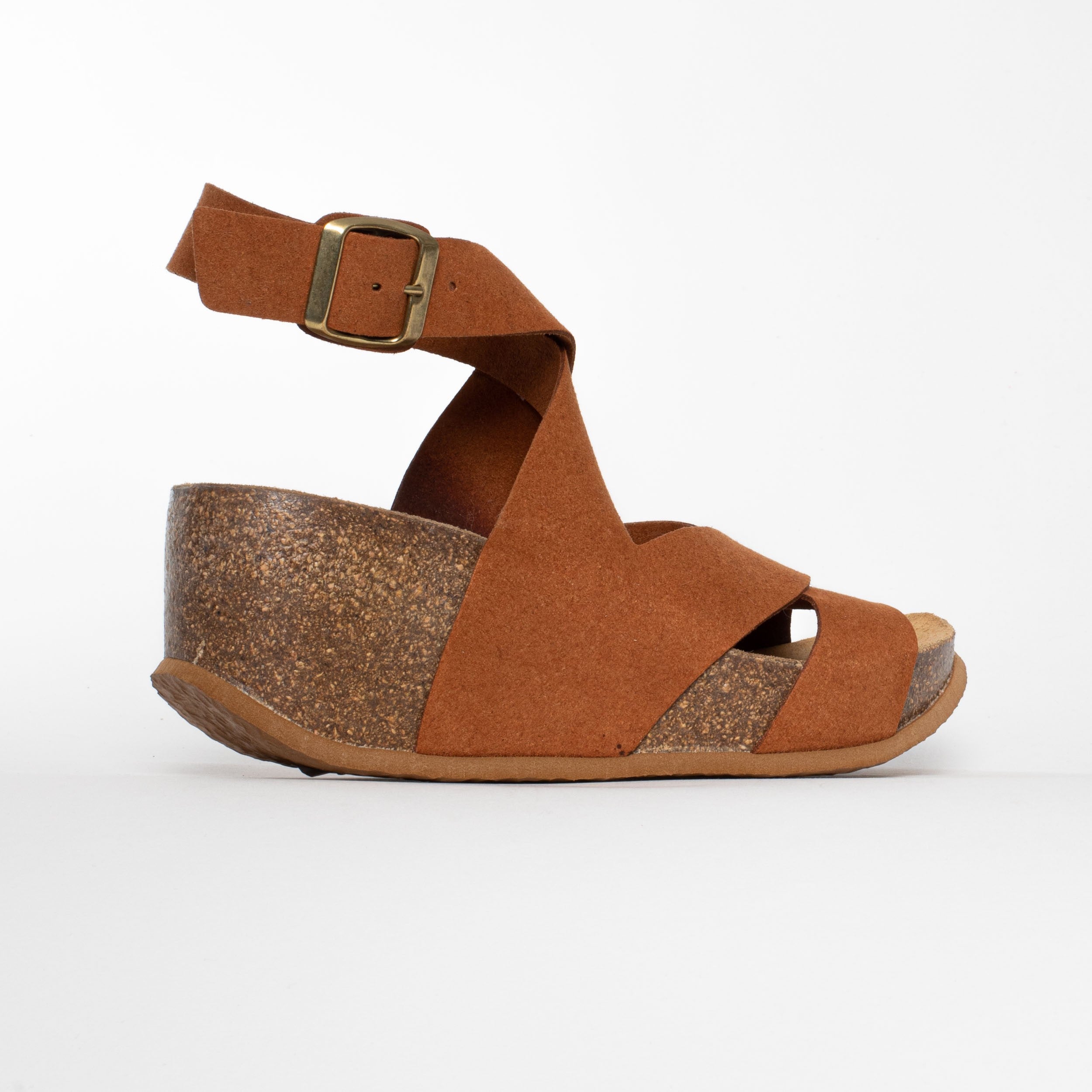 Murcia Tan Wedge and Semi-Wedge Sandals