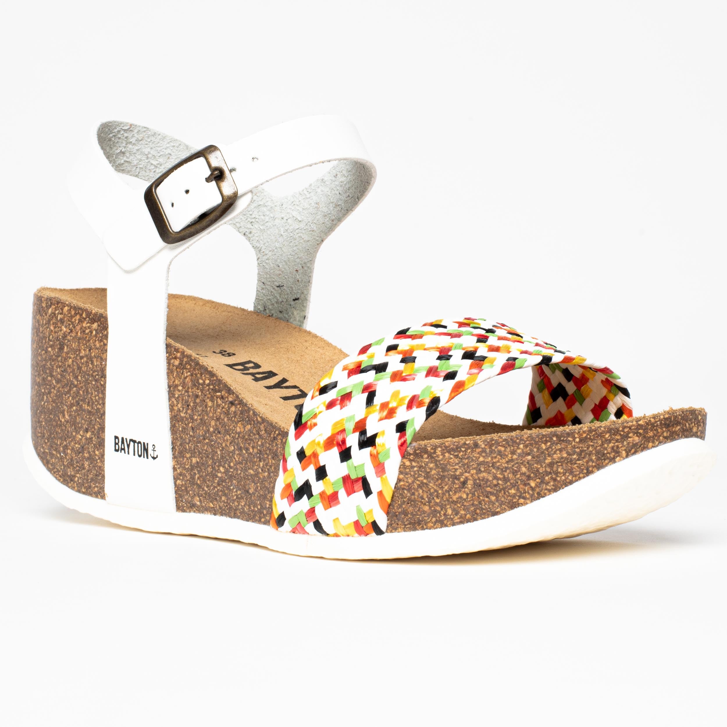 Toledo Multicolor Wedge and Semi-Wedge Sandals