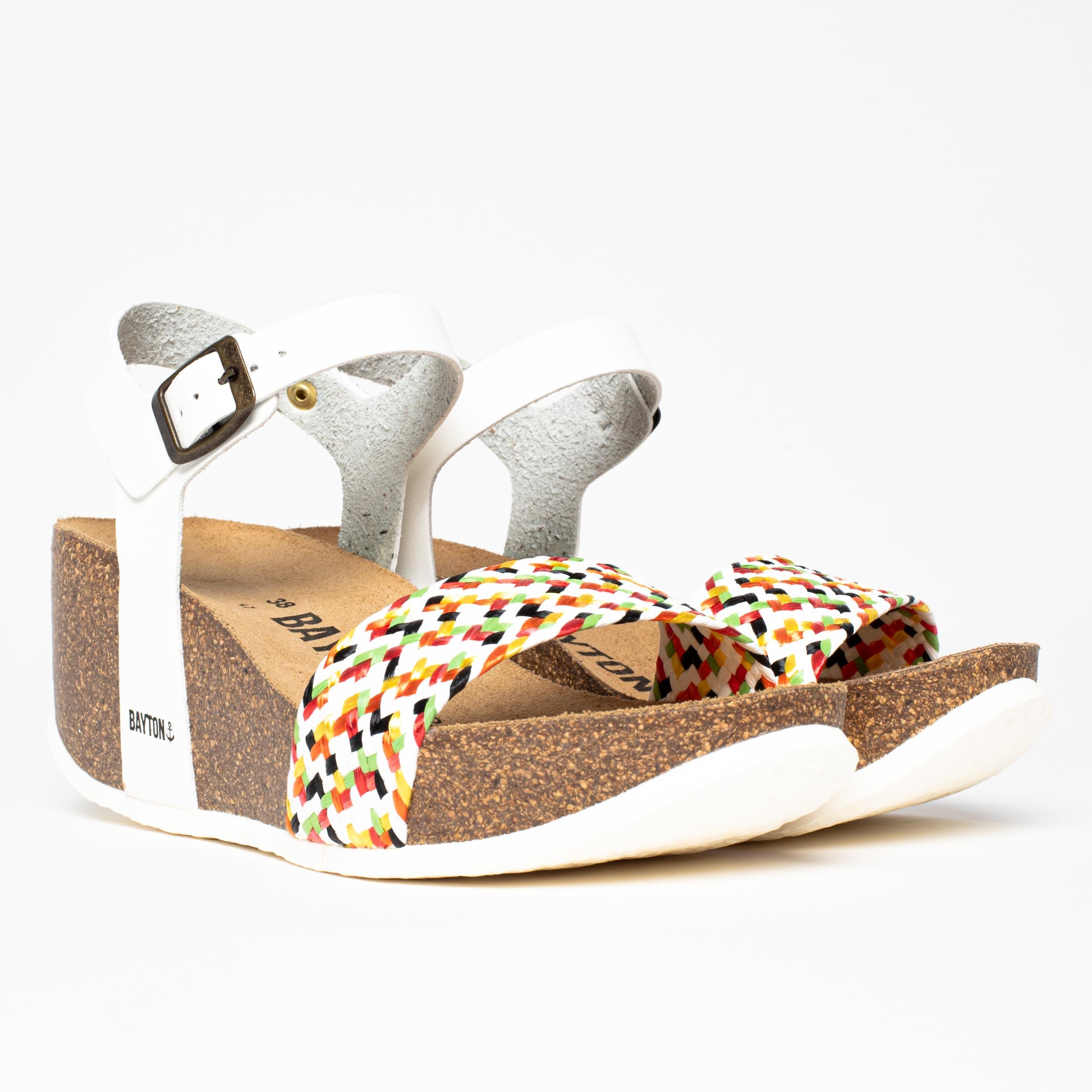 Toledo Multicolor Wedge and Semi-Wedge Sandals