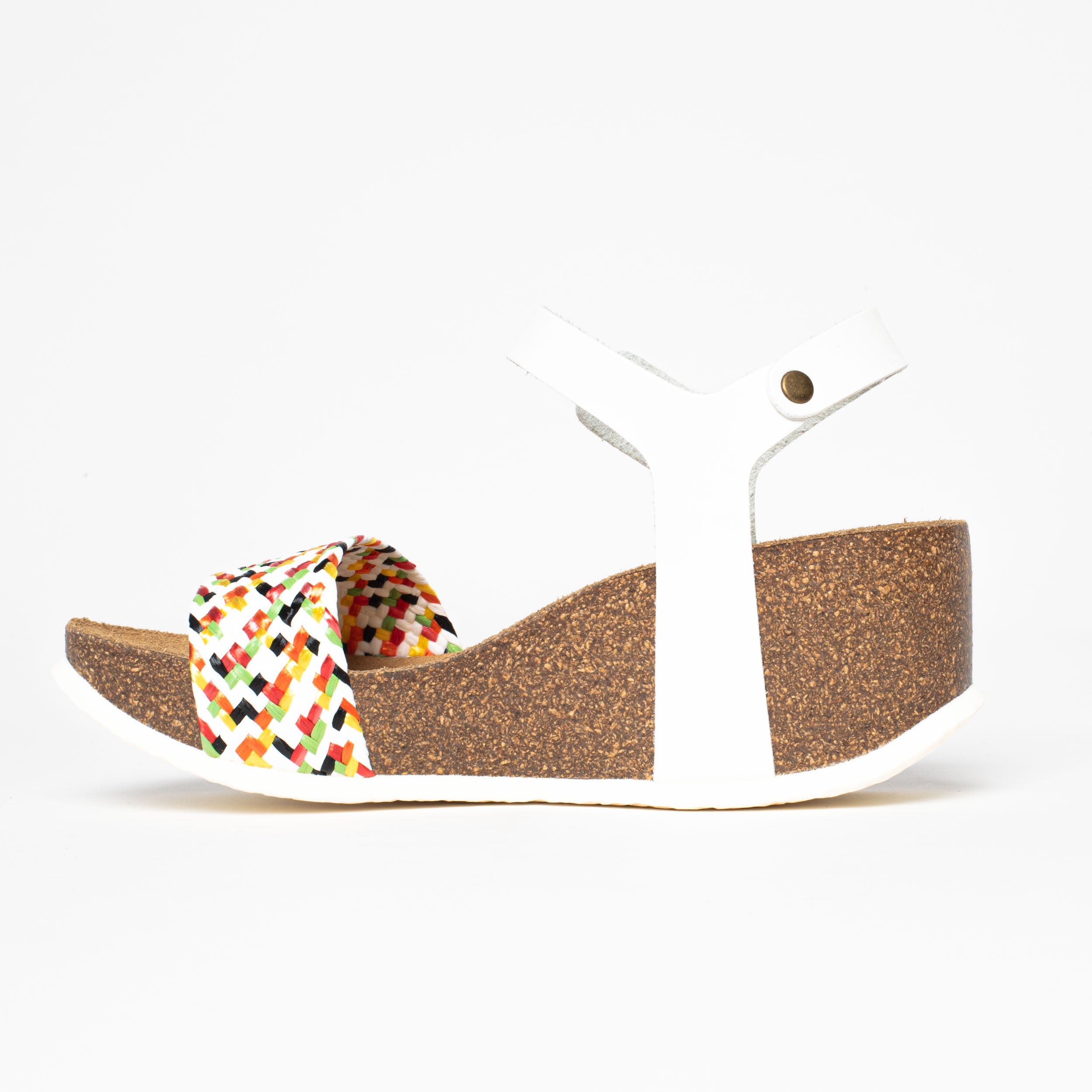 Sandalias Toledo Cuña y Semicuña Multicolor