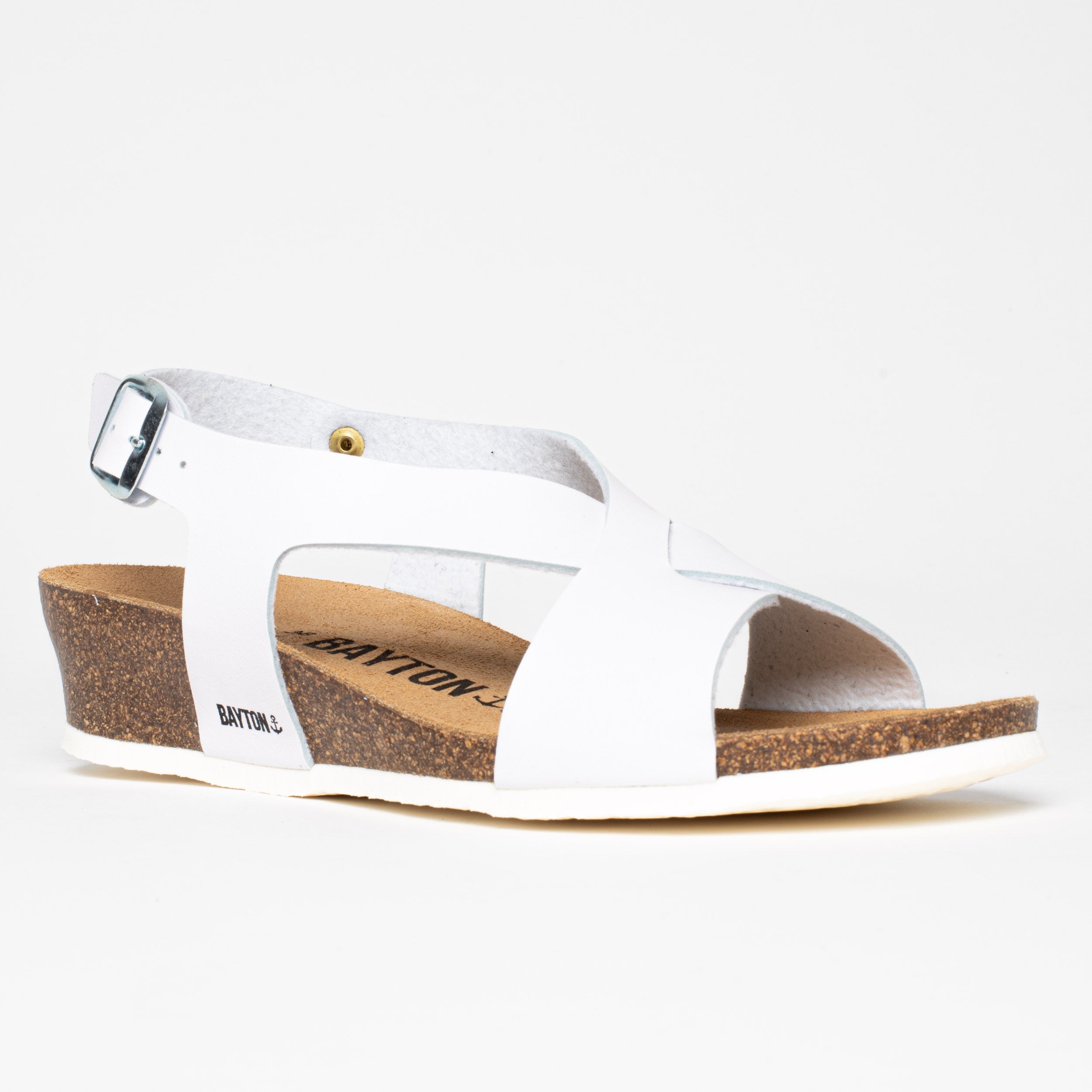 Sandalias Salamanque Cuña Y Semicuña Blanco