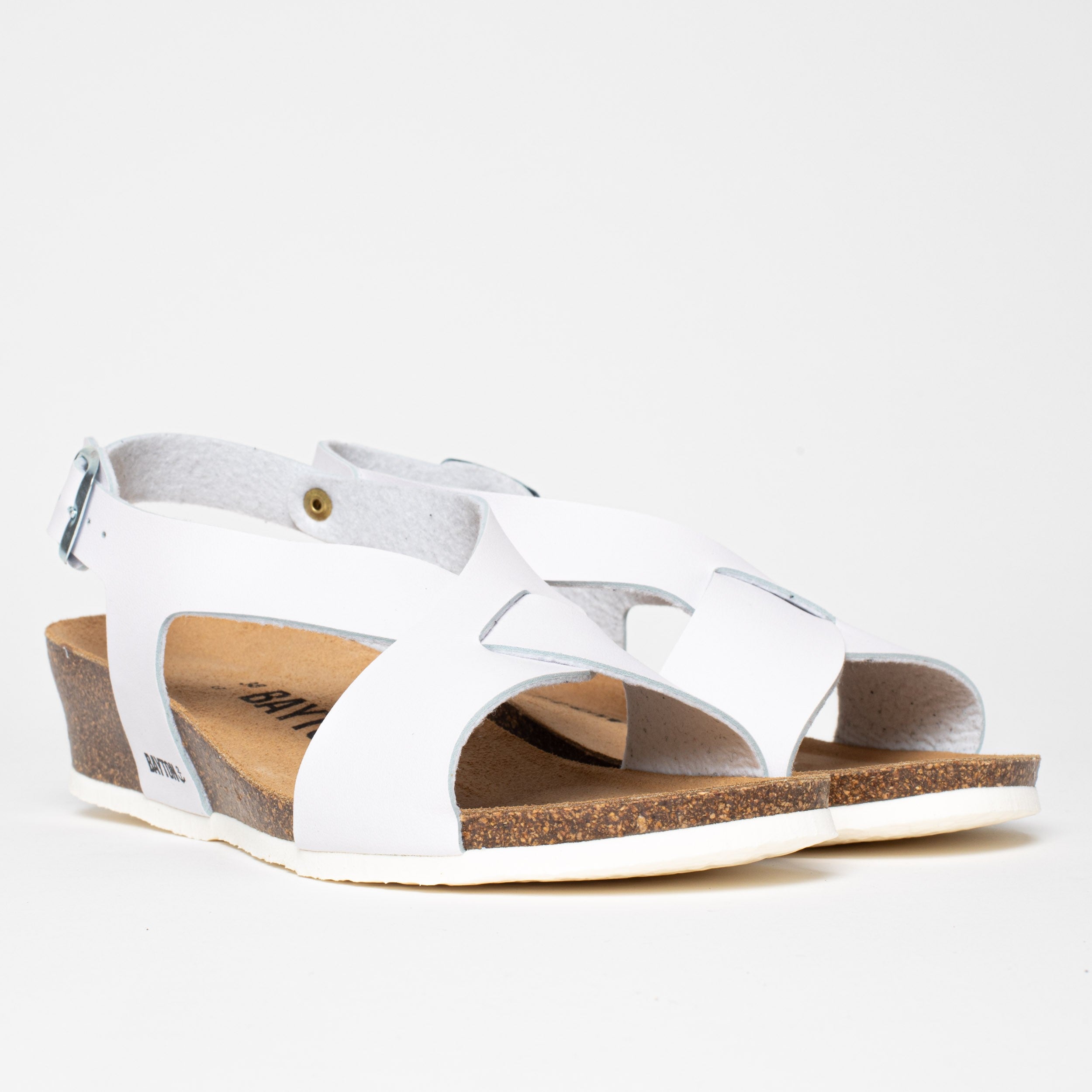 Salamanca White Wedge and Semi-Wedge Sandals