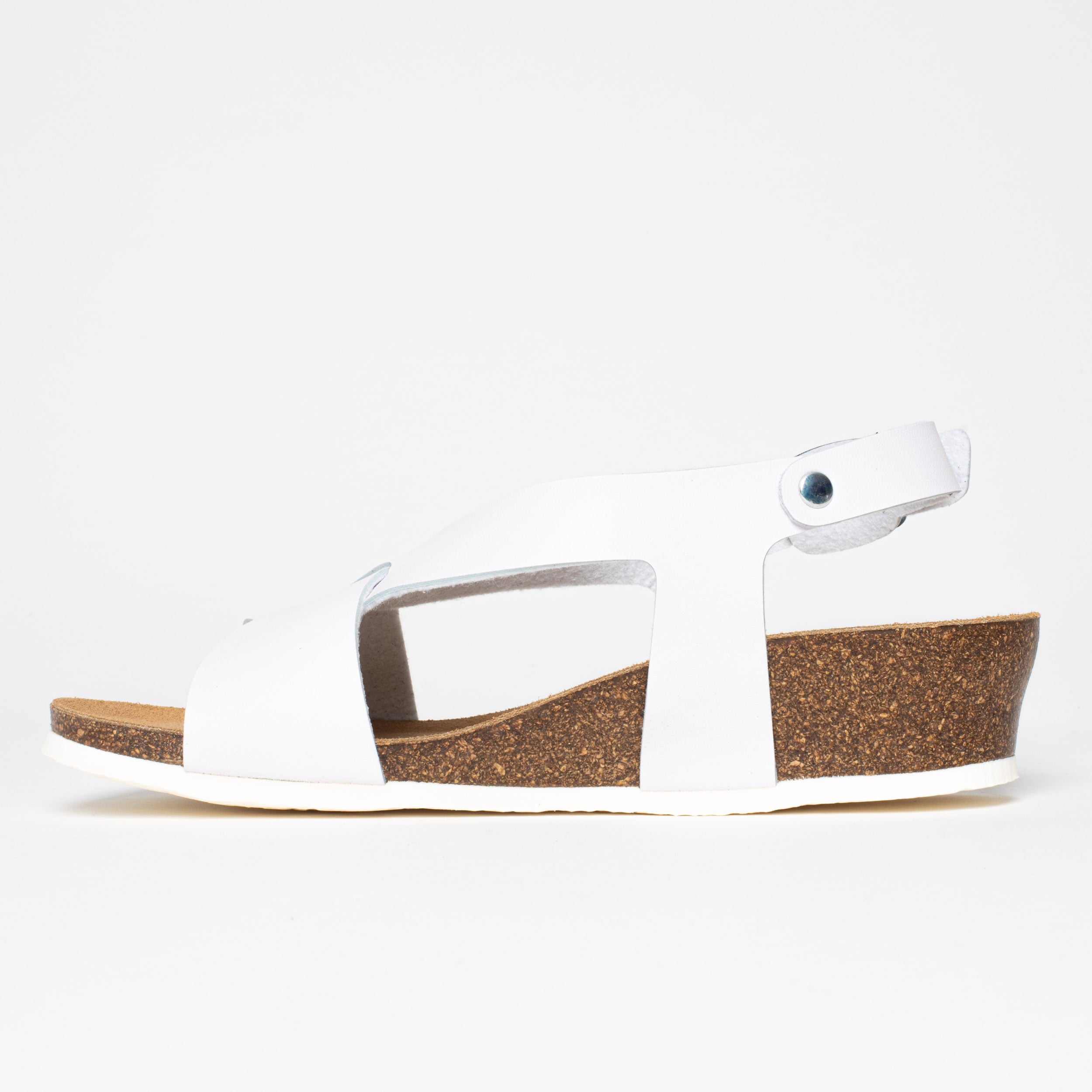 Salamanca White Wedge and Semi-Wedge Sandals