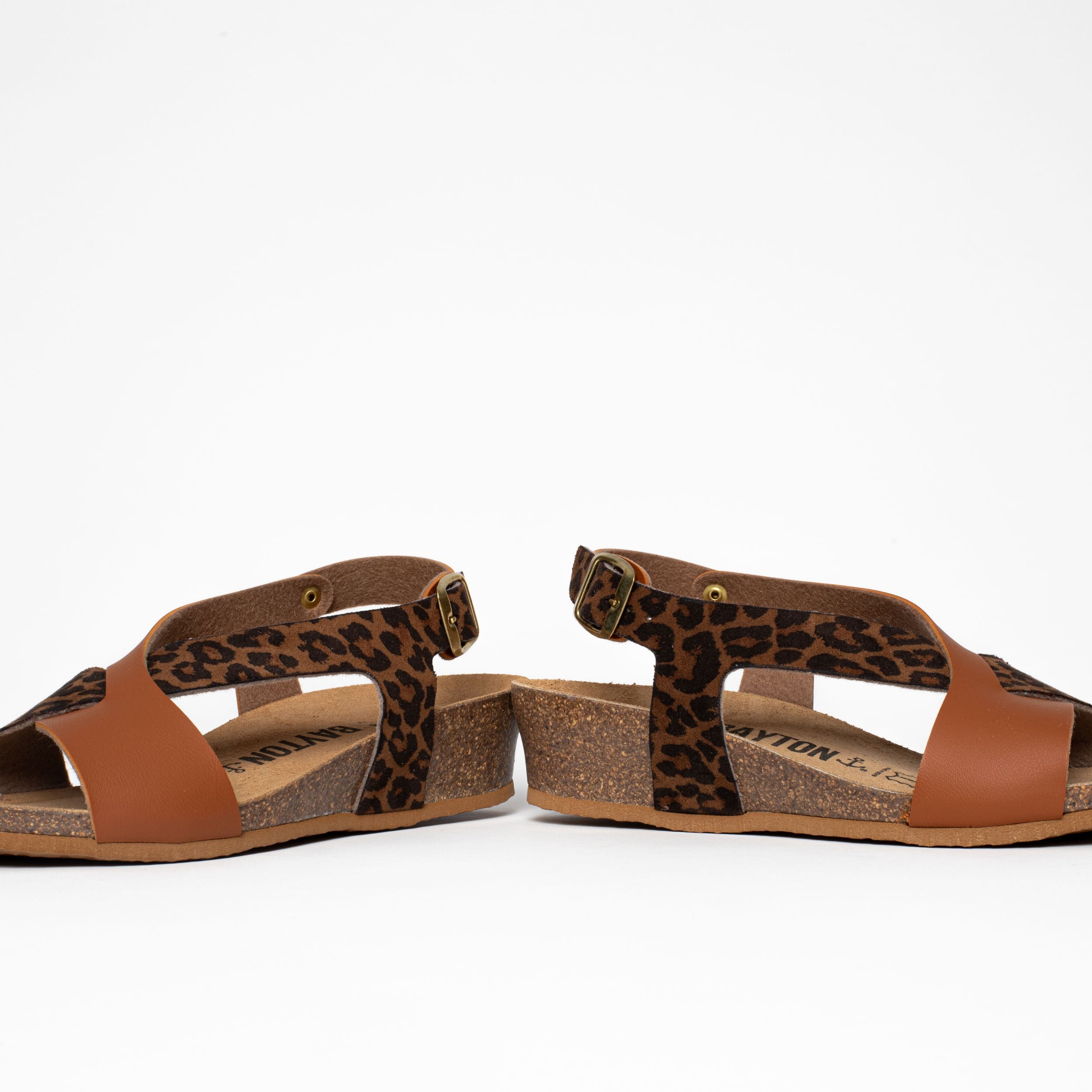 Salamanca Camel Wedge and Semi-Wedge Sandals