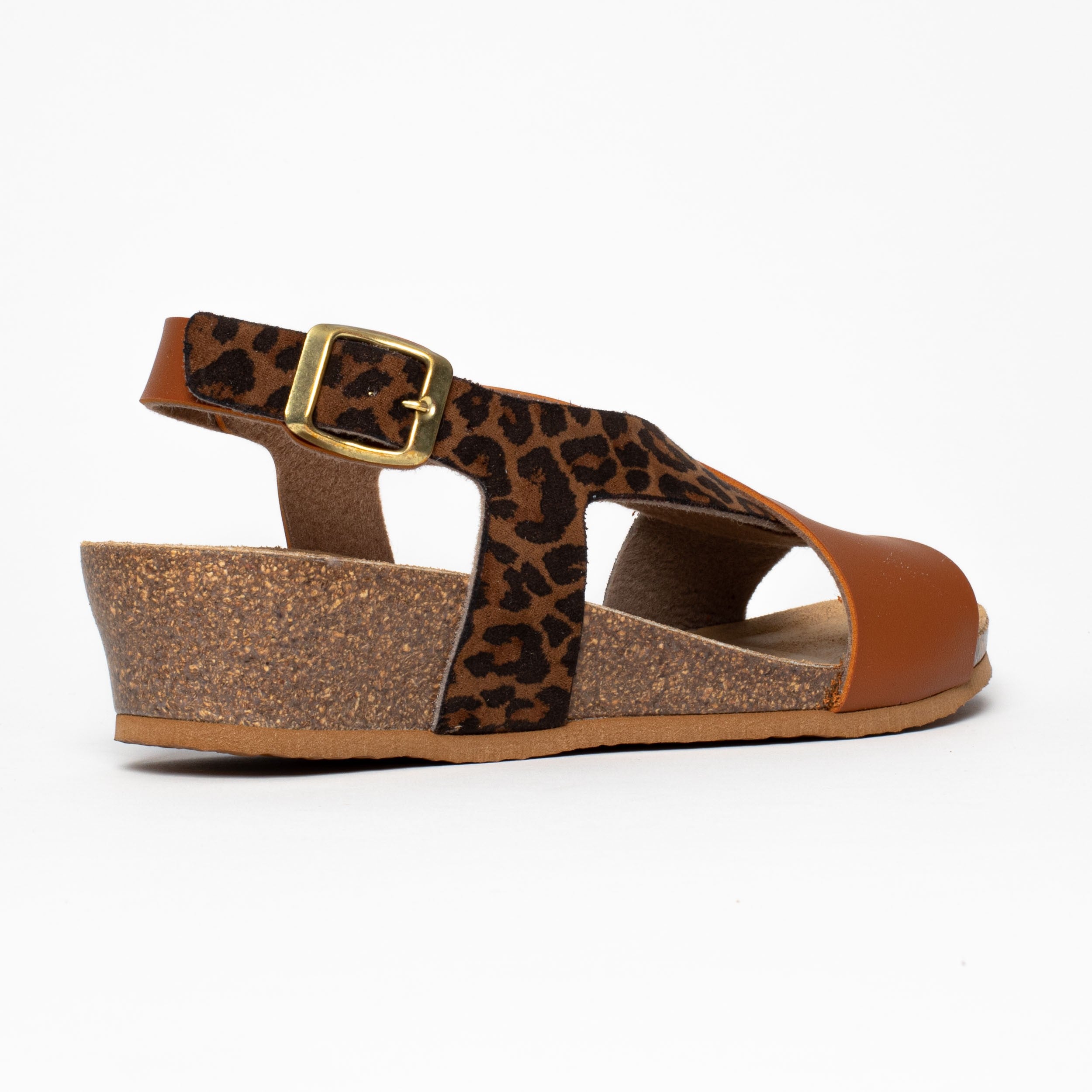 Salamanca Camel Wedge and Semi-Wedge Sandals