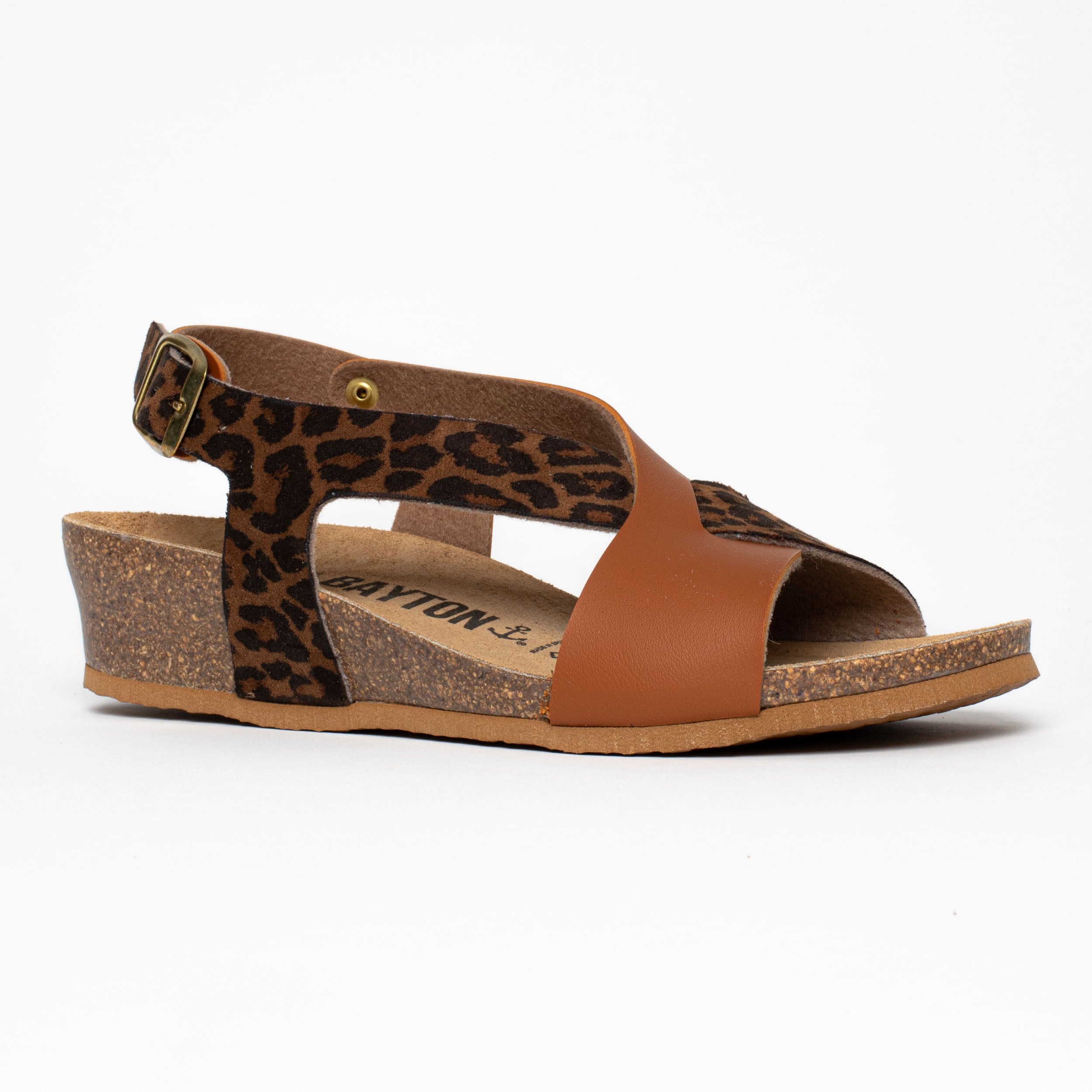 Salamanca Camel Wedge and Semi-Wedge Sandals