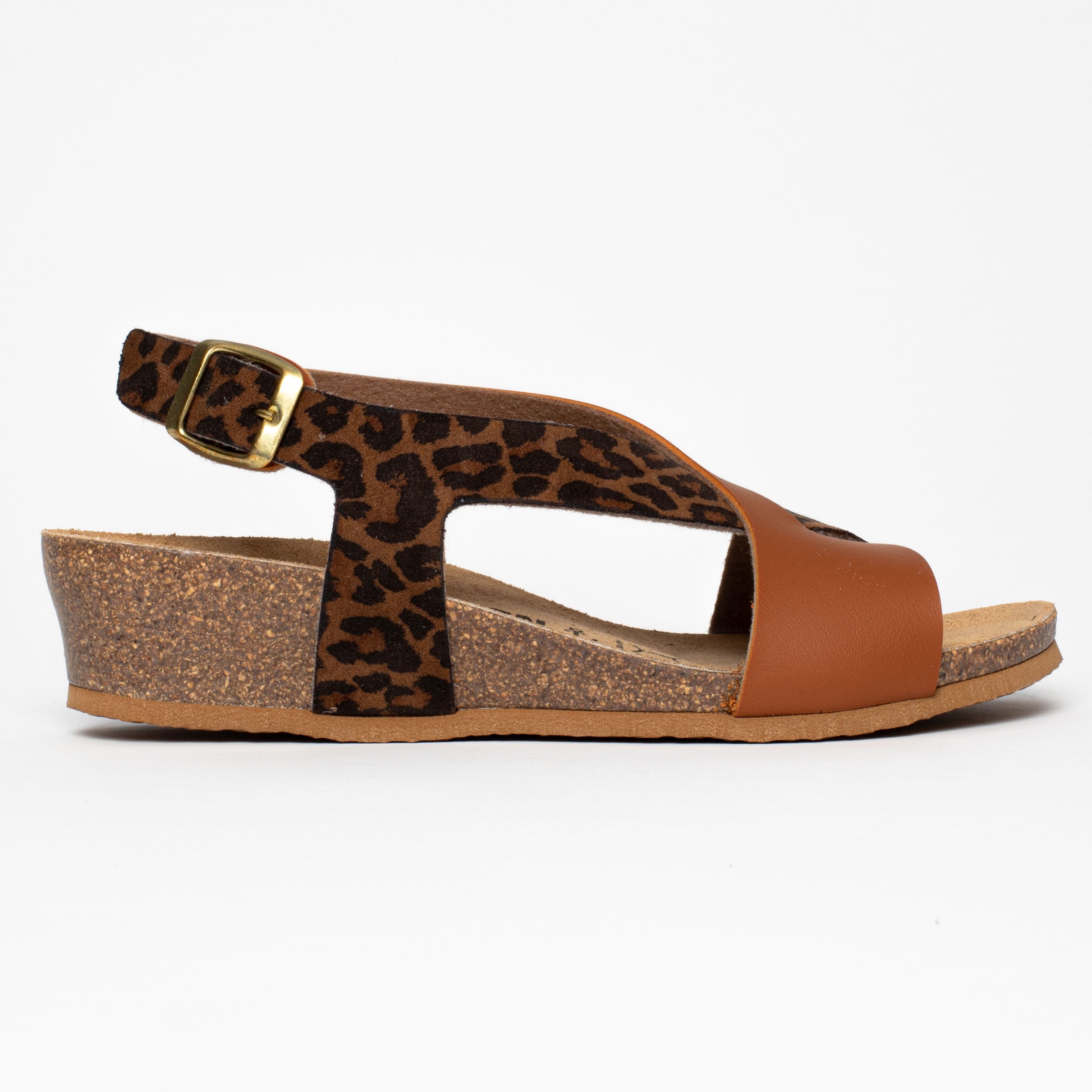 Salamanca Camel Wedge and Semi-Wedge Sandals