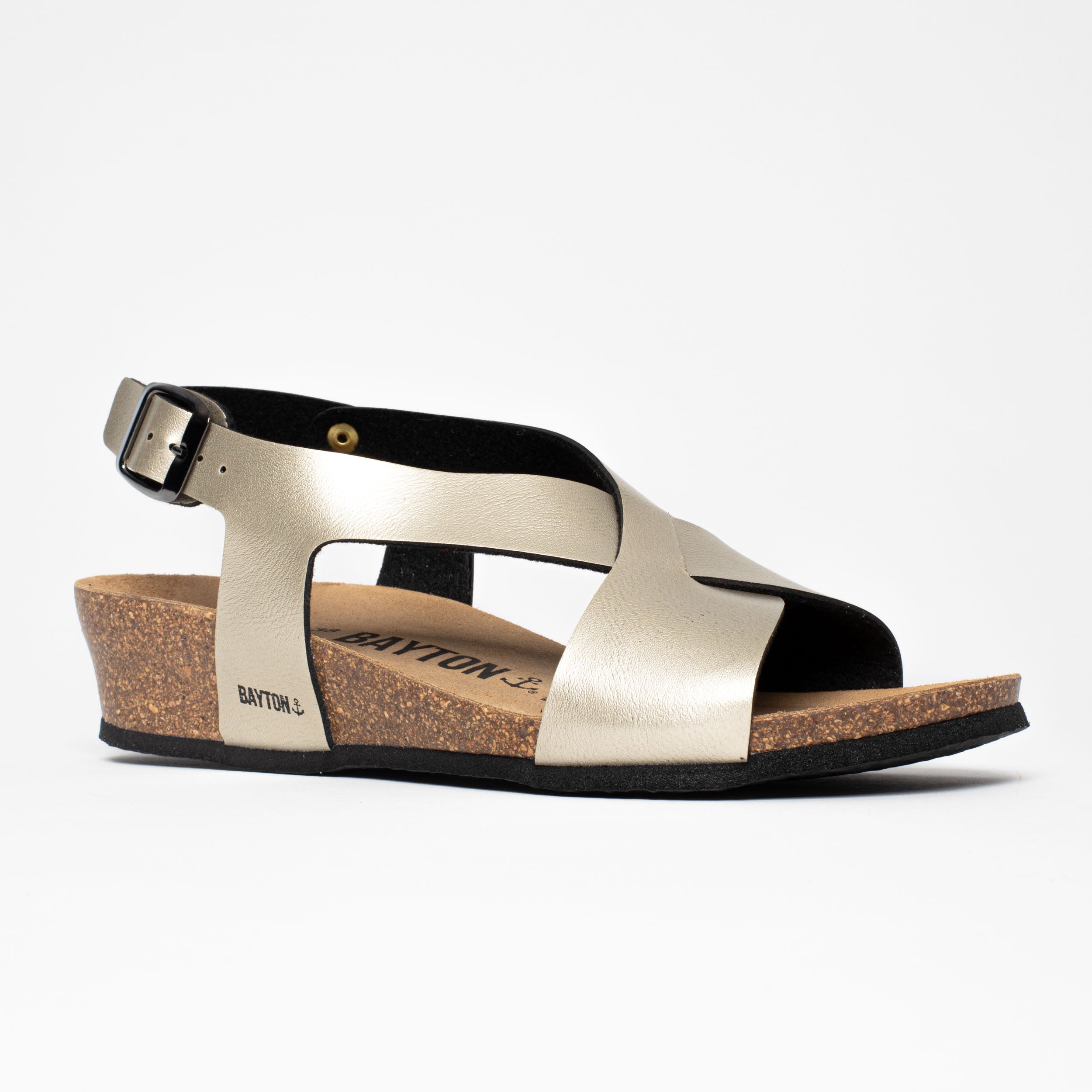 Salamanca Gold Wedge and Semi-Wedge Sandals