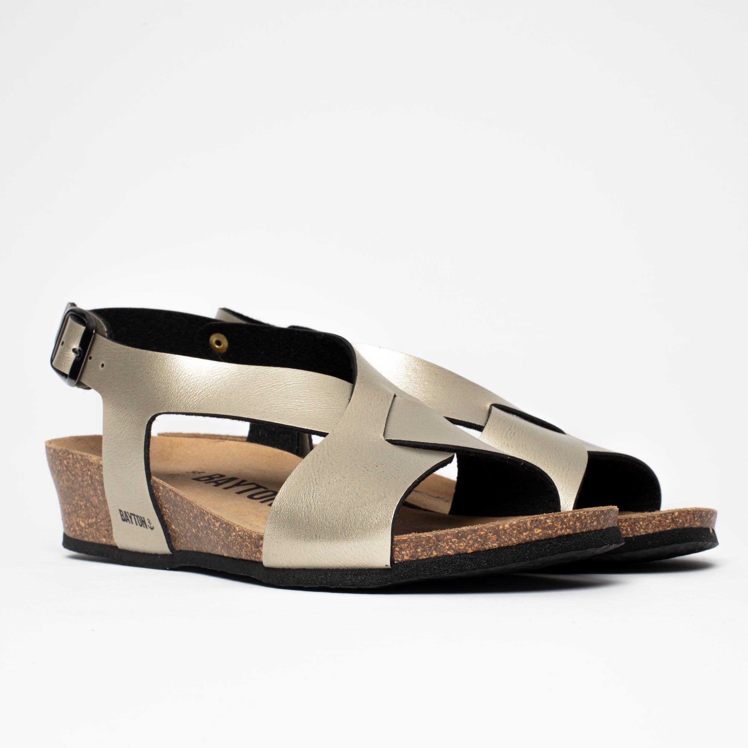 Salamanca Gold Wedge and Semi-Wedge Sandals