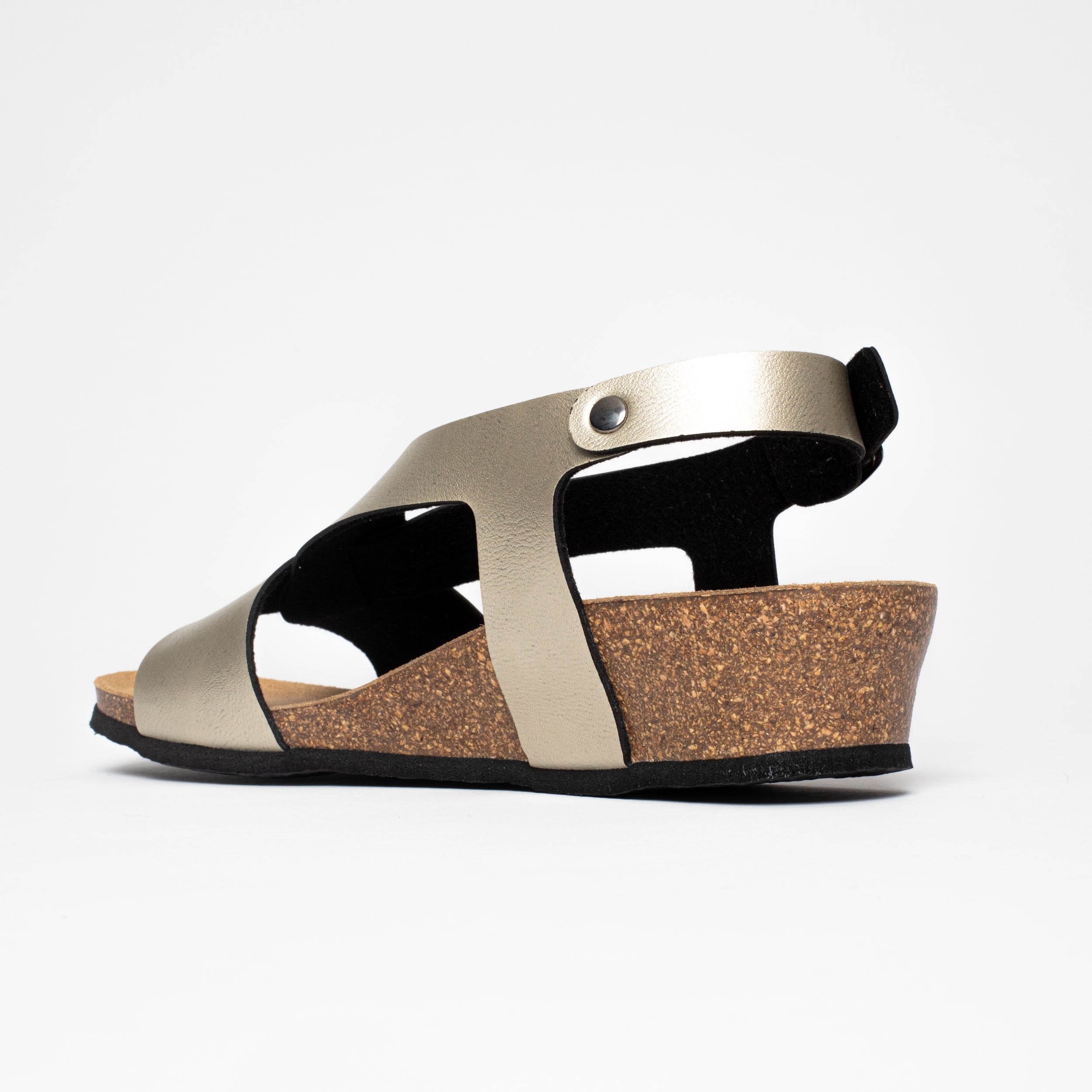 Salamanca Gold Wedge and Semi-Wedge Sandals