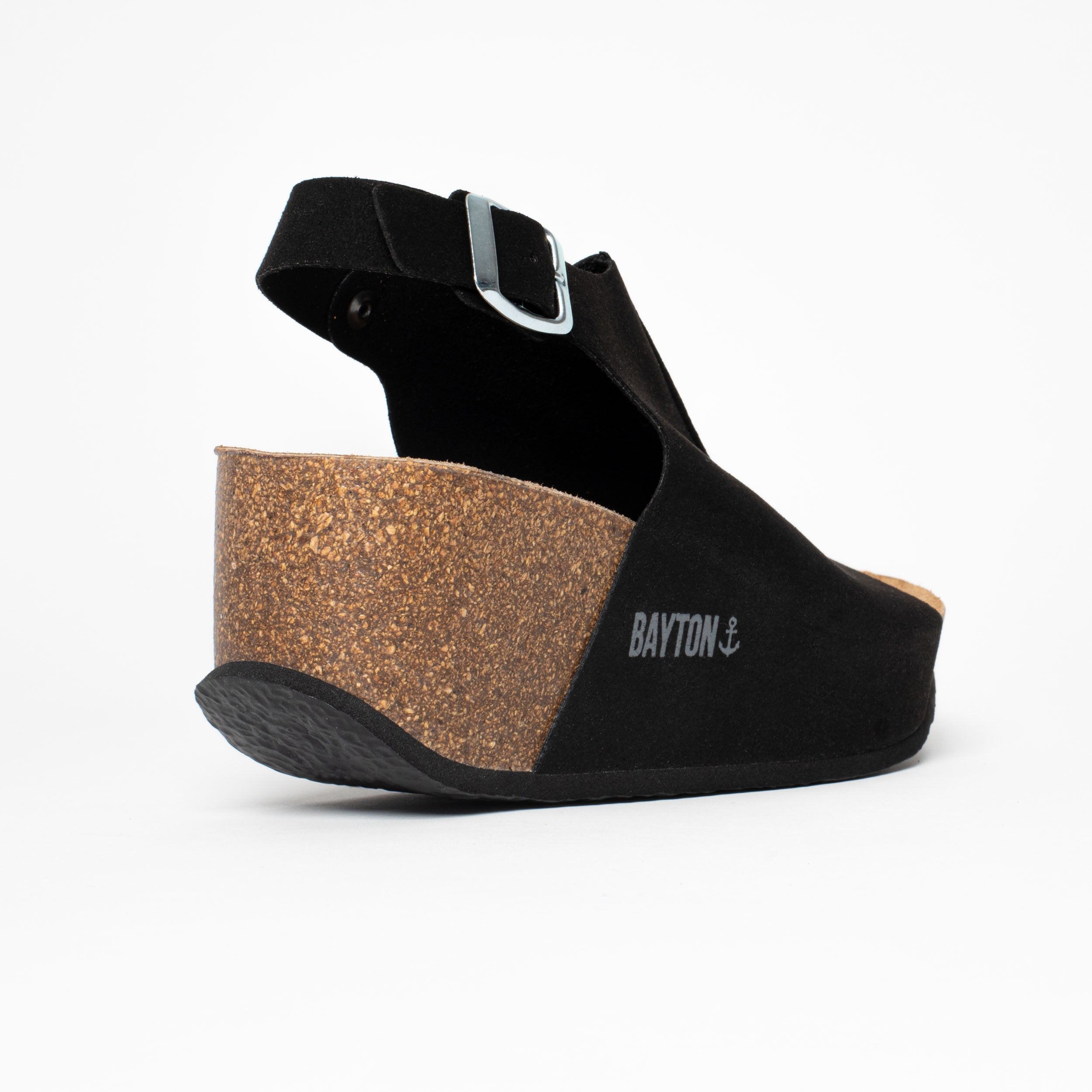 Cruz Black Wedge and Semi-Wedge Sandals