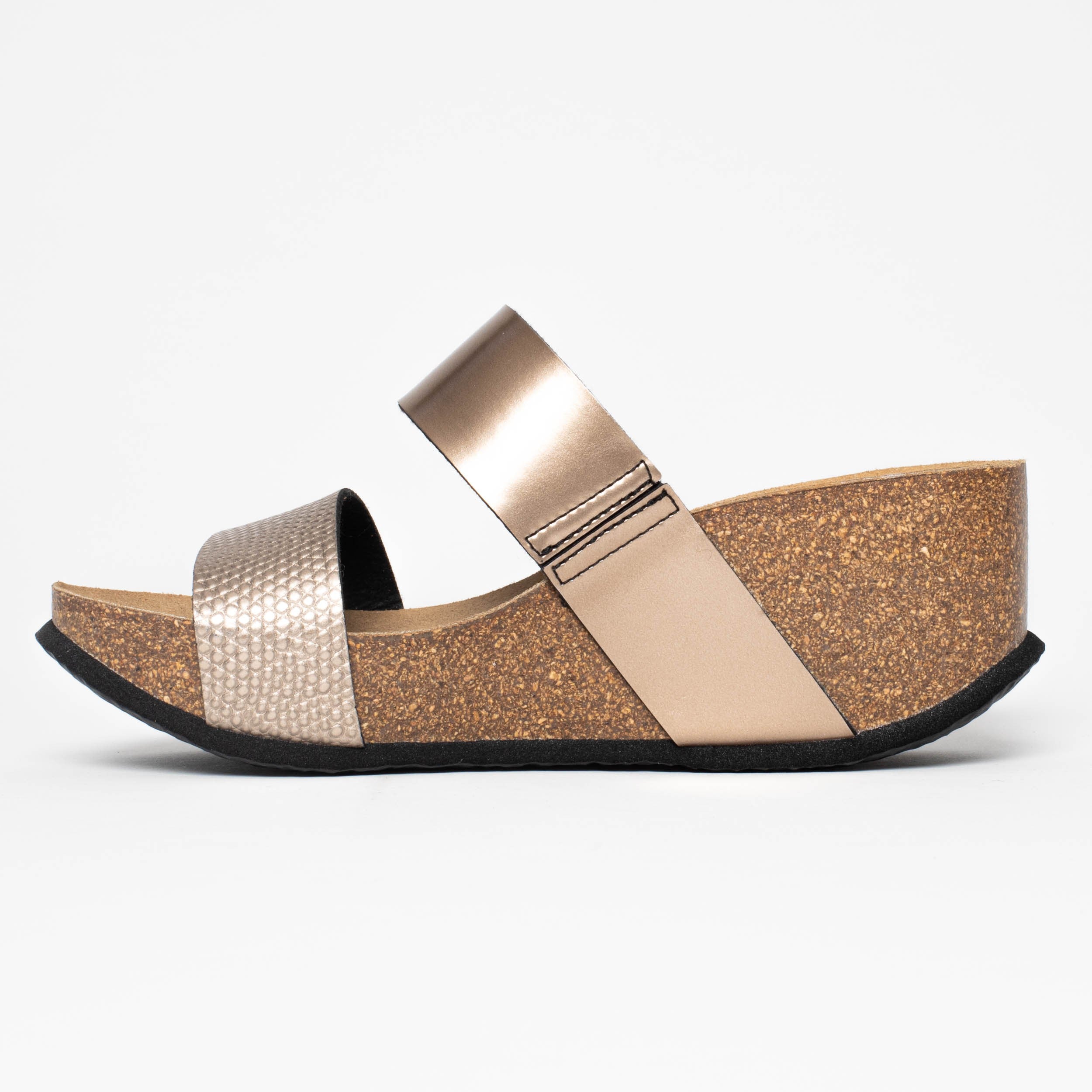 Philomene Mocha Wedge and Semi-Wedge Sandals