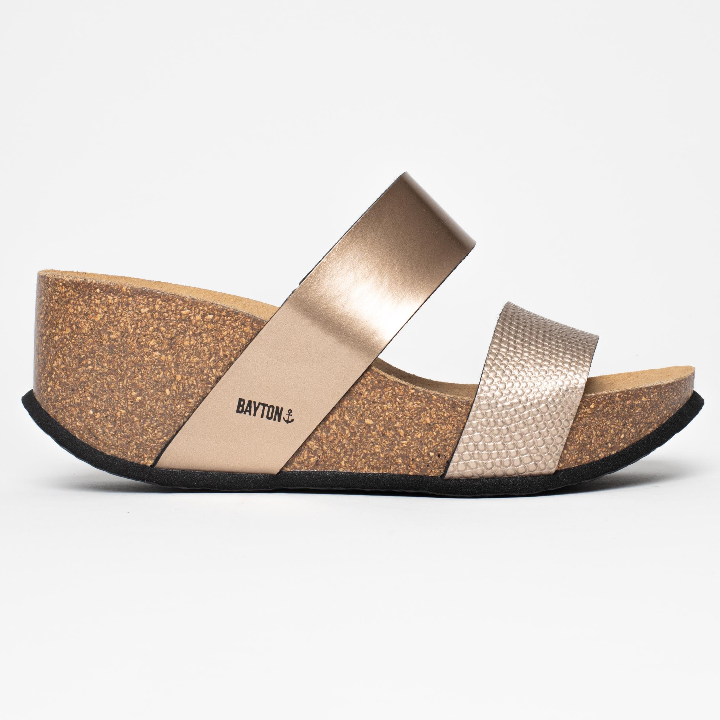 Philomene Mocha Wedge and Semi-Wedge Sandals