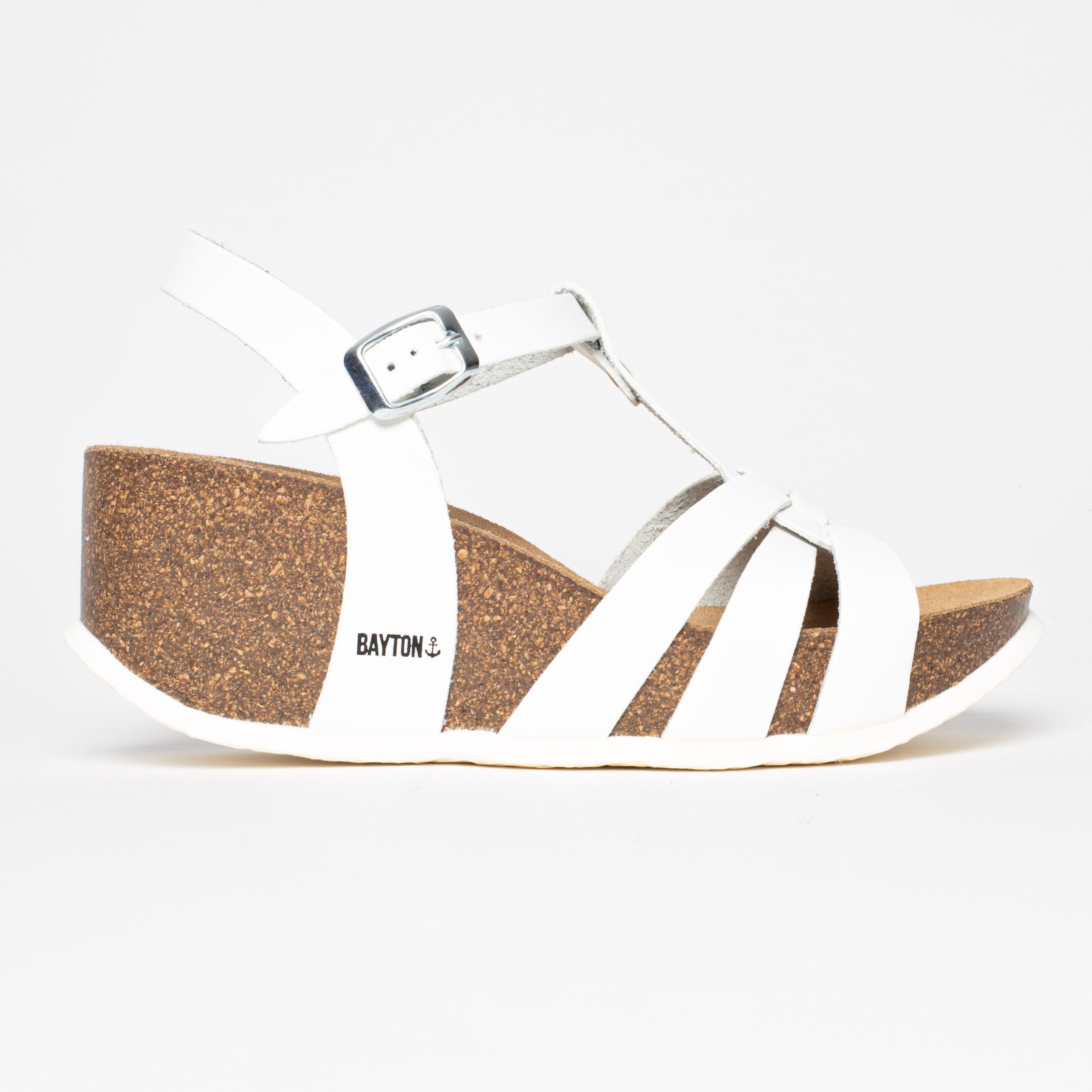 Lanzarote White Wedge and Semi-Wedge Sandals