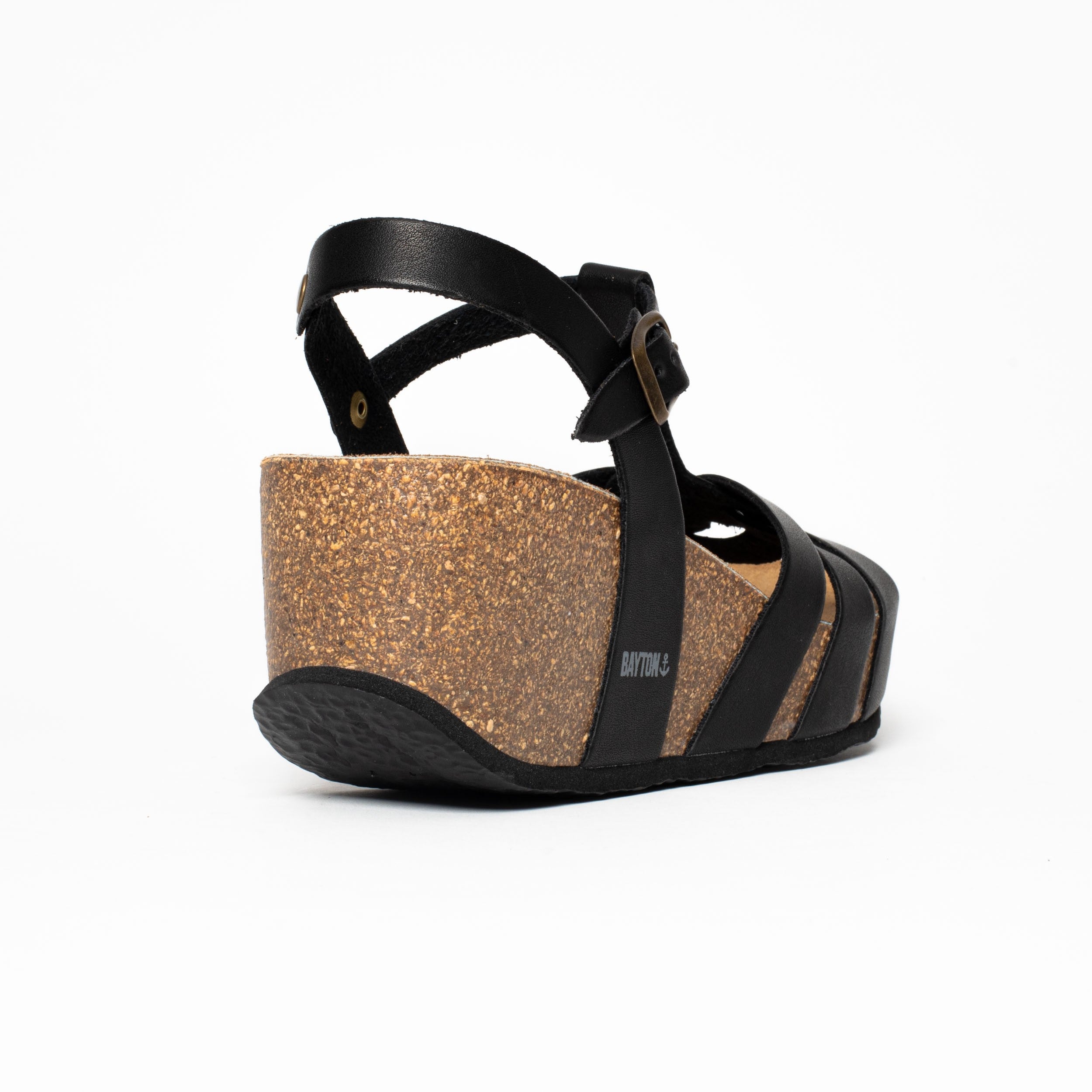 Lanzarote Black Wedge and Semi-Wedge Sandals