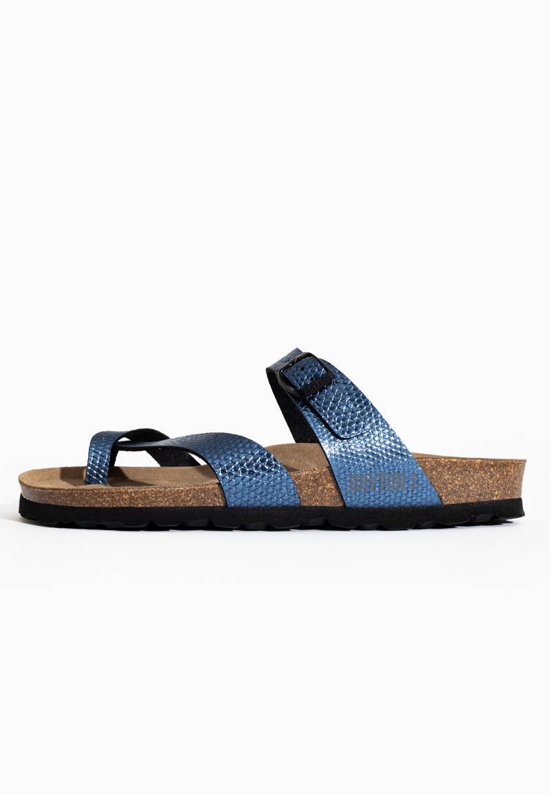 Diane Blue Toe-Strap Sandals