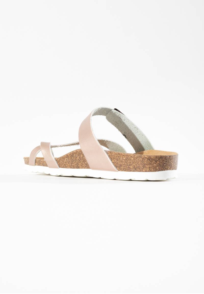 Diane Salmon Toe-Strap Sandals