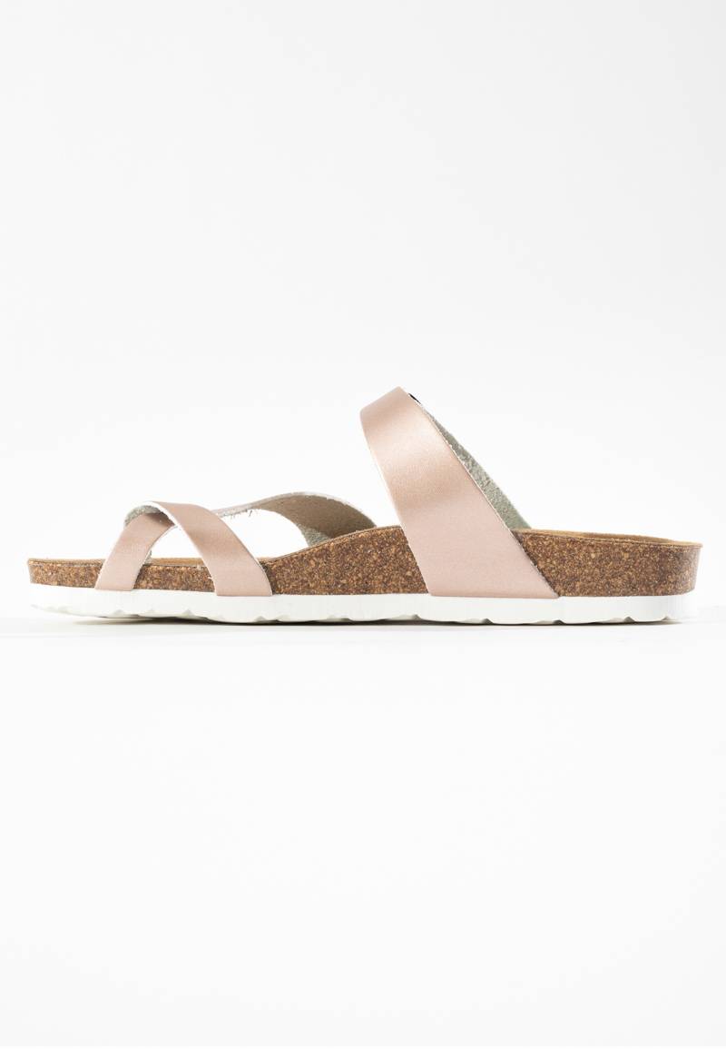 Diane Salmon Toe-Strap Sandals