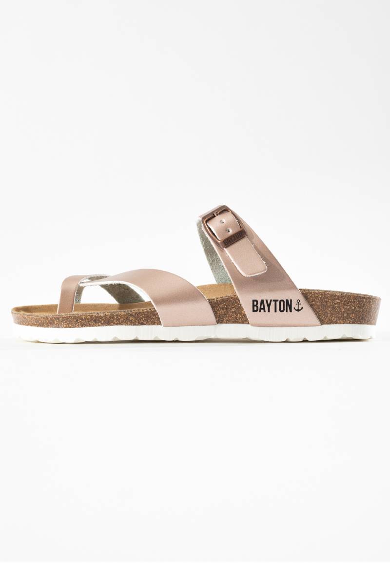 Diane Salmon Toe-Strap Sandals