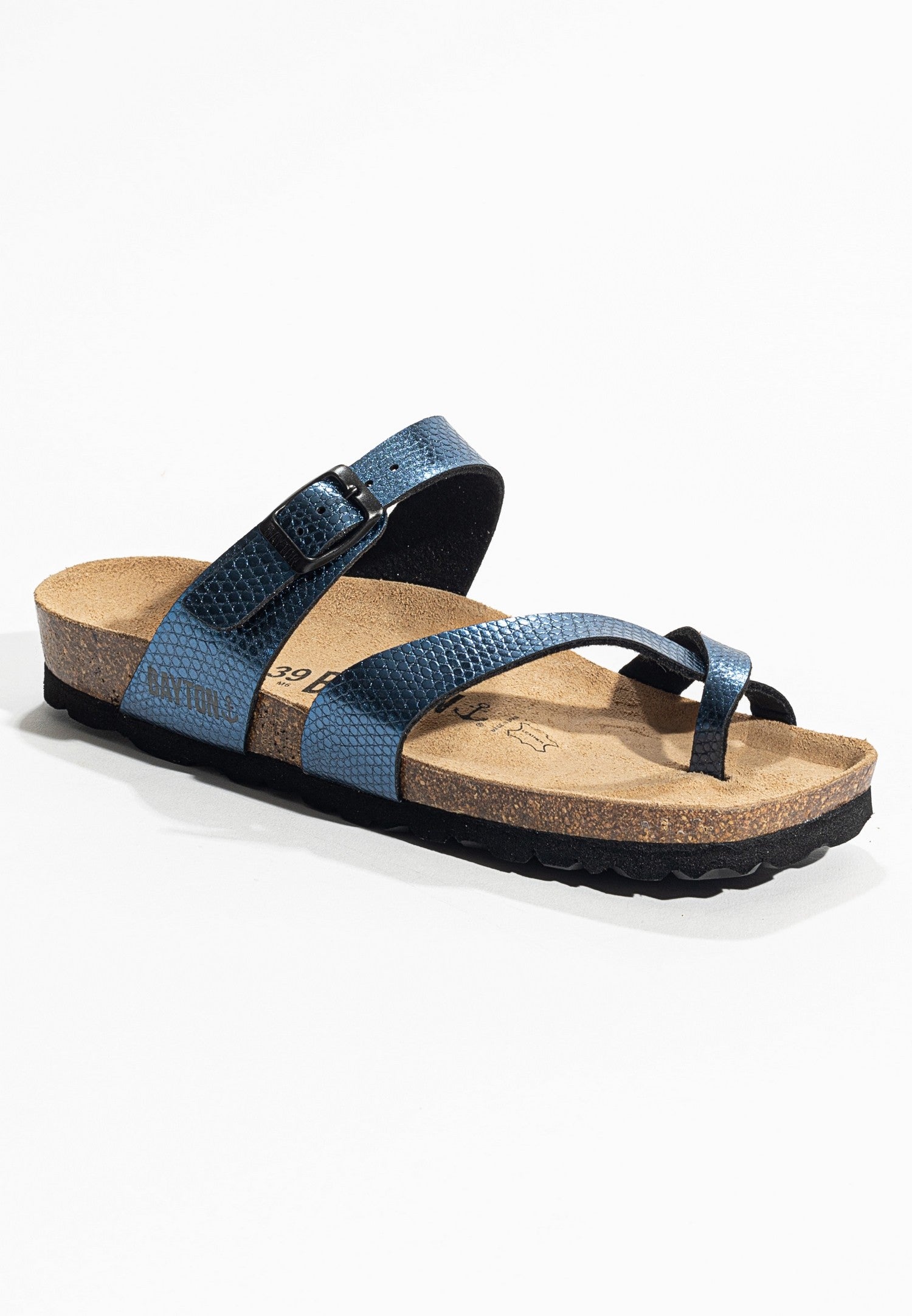 Diane Blue Toe-Strap Sandals