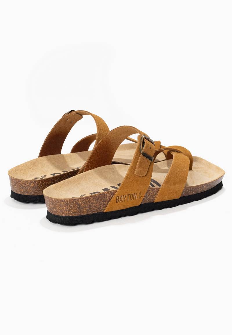 Diane Camel Toe-Strap Sandals