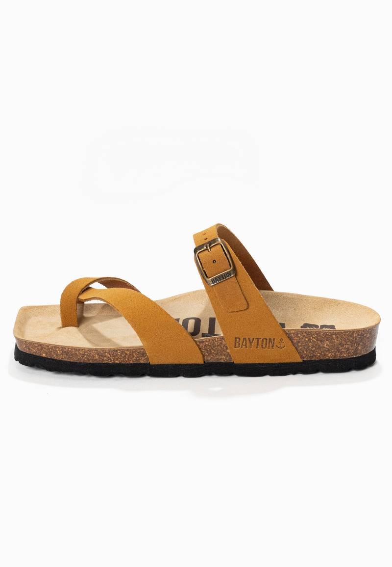 Diane Camel Toe-Strap Sandals