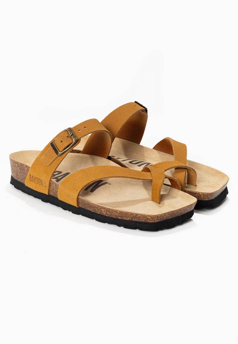 Diane Camel Toe-Strap Sandals