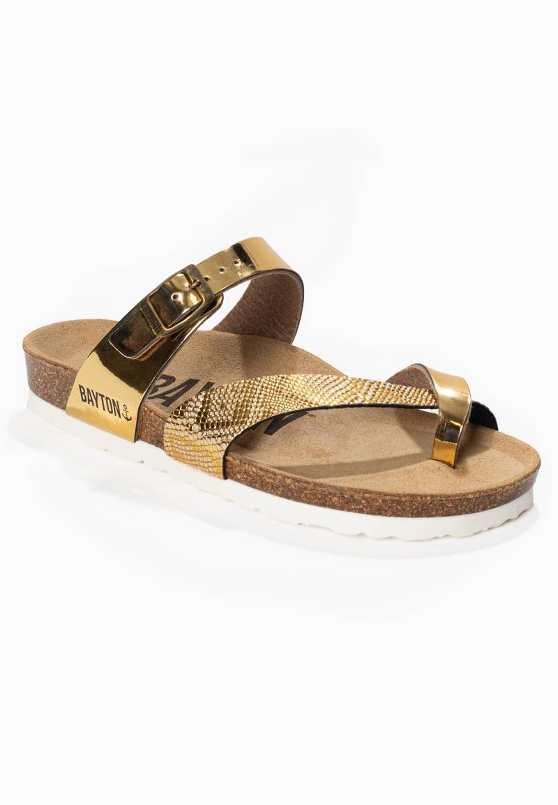 Diane Gold Toe-Toe Sandals