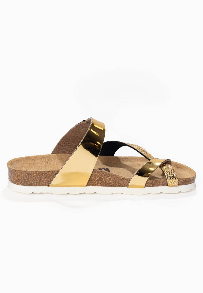 Diane Gold Toe-Toe Sandals