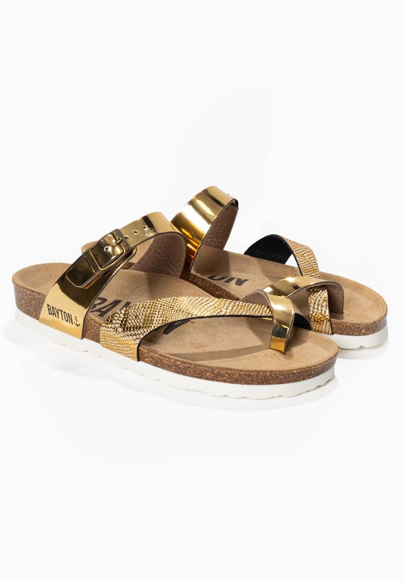 Diane Gold Toe-Toe Sandals