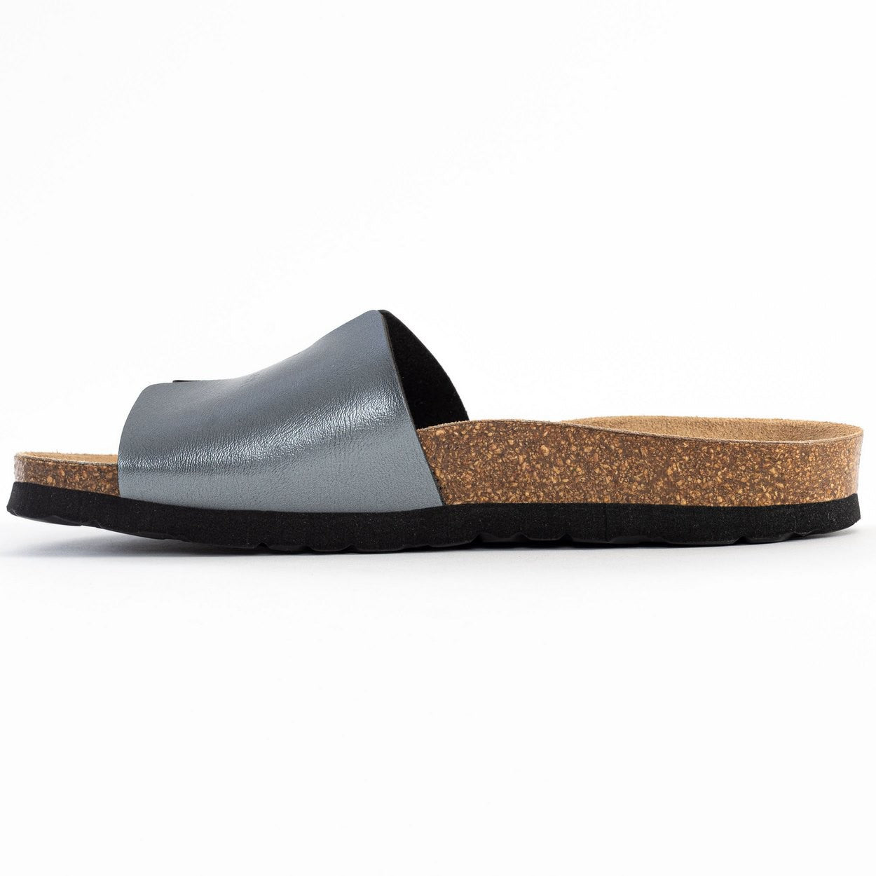 Djilian Anthracite 1 Strap Sandals