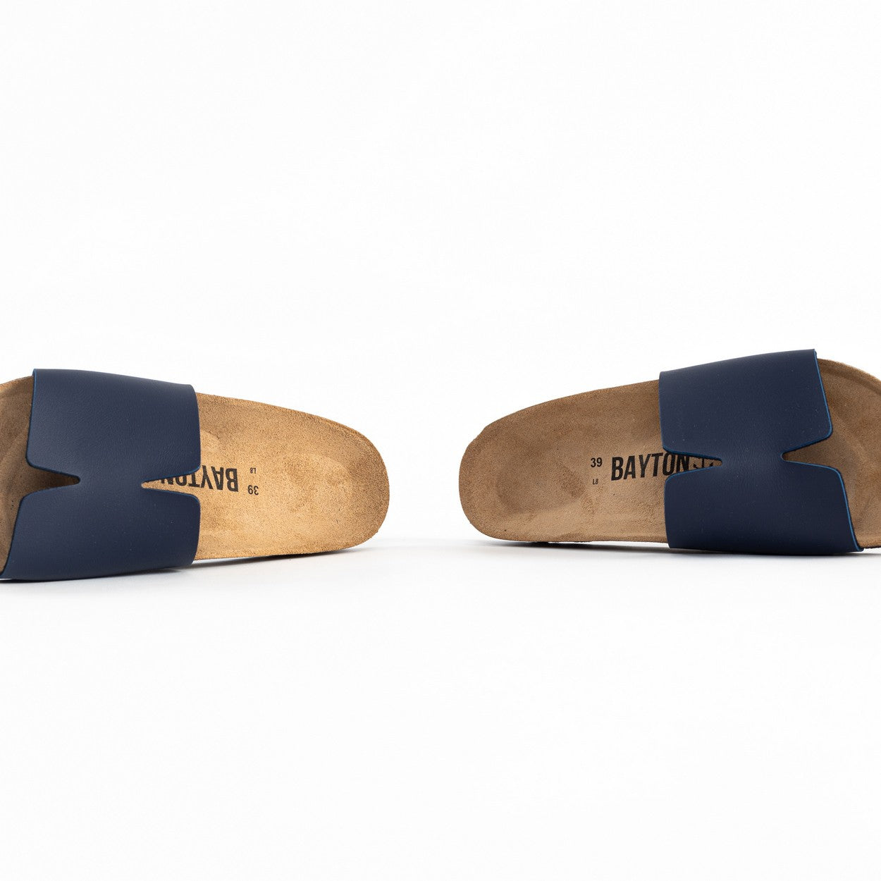 Djilian Navy Blue 1 Strap Sandals