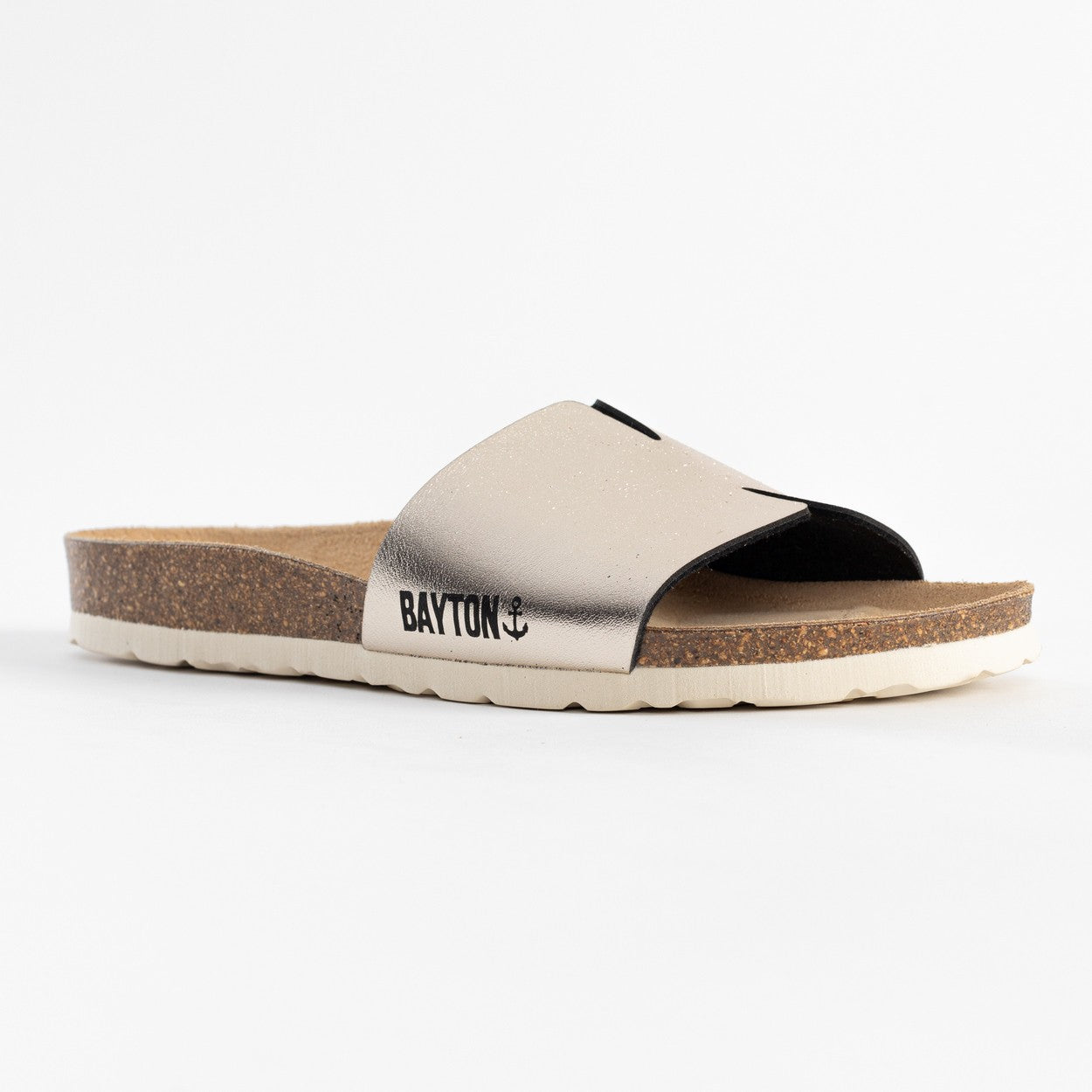 Djilian Light Gold 1 Strap Sandals